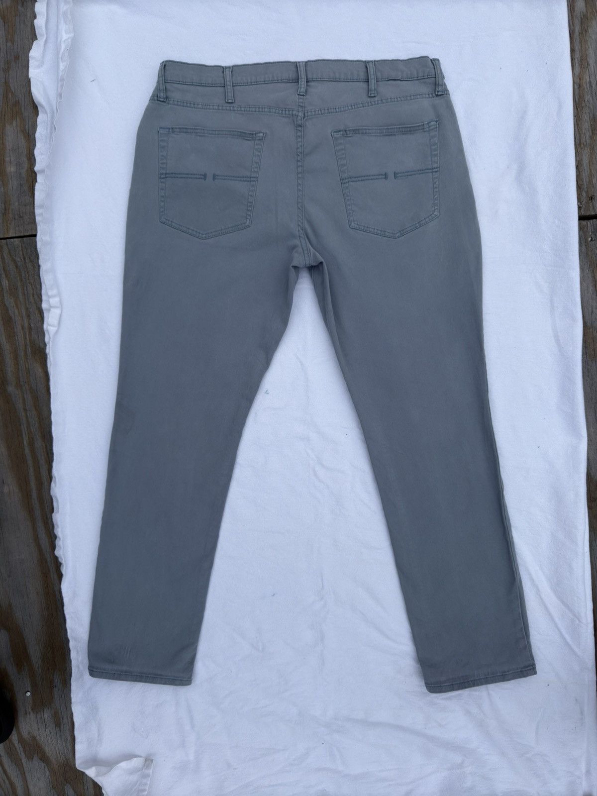 Beverly Hills Polo Club × Vintage Grey and black Polo Ralph Lauren slim fit chino trousers Size US 32 / EU 48 - 6 Thumbnail
