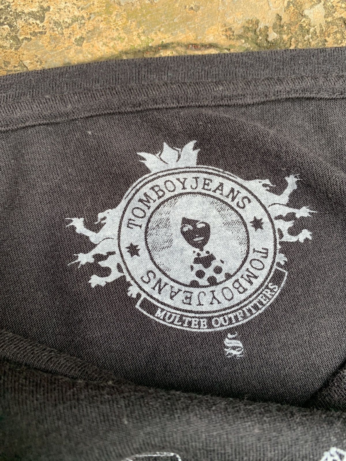 Other y2k Tomboy Jeans Cozzy JMB Like Art Black Longsleeve Top Size M / US 6-8 / IT 42-44 - 5 Thumbnail