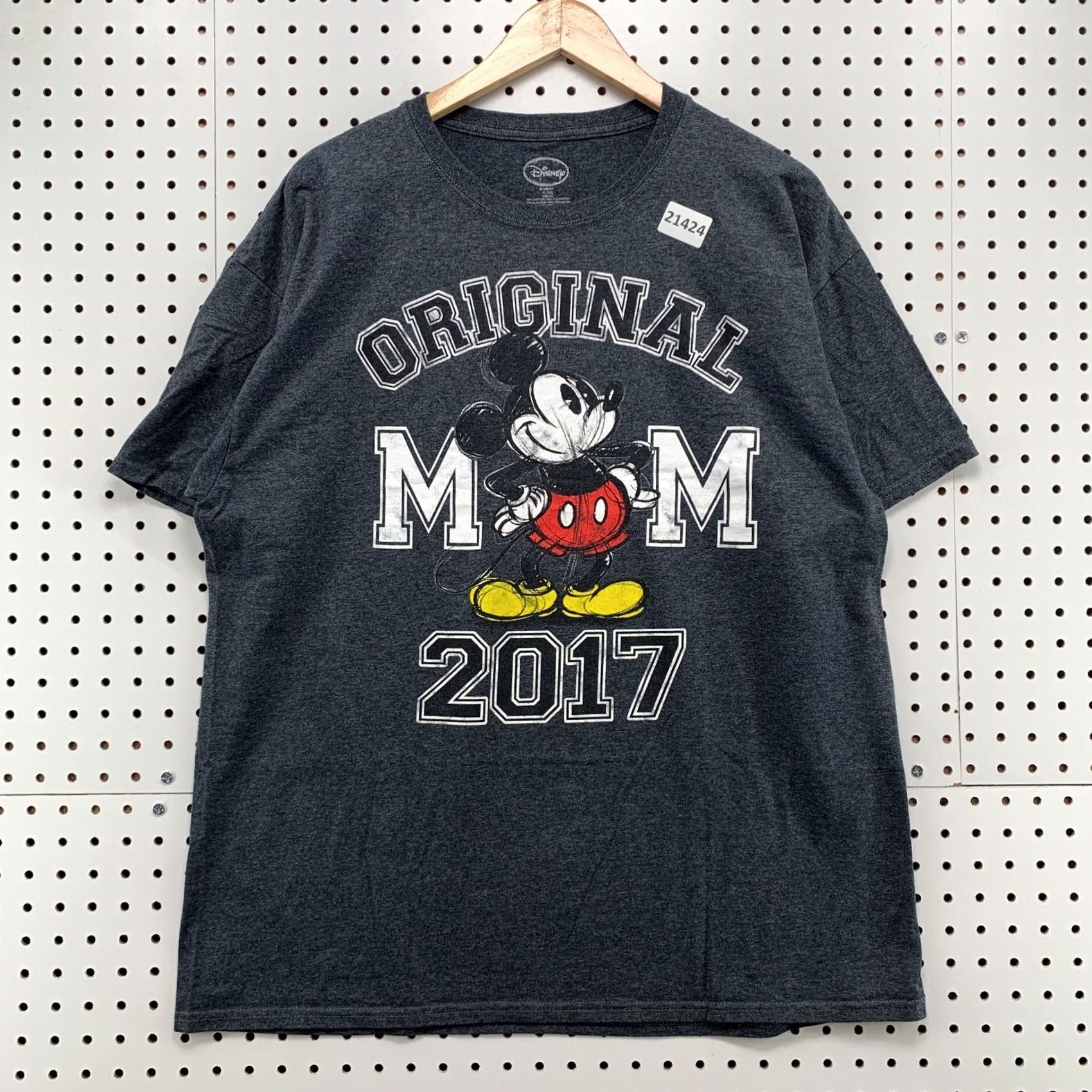 Disney Disney Mickey Mouse’s MOM Shirt Black Womens XL Short Sleeve T-Shirt Size XL / US 12-14 / IT 48-50 - 5 Thumbnail