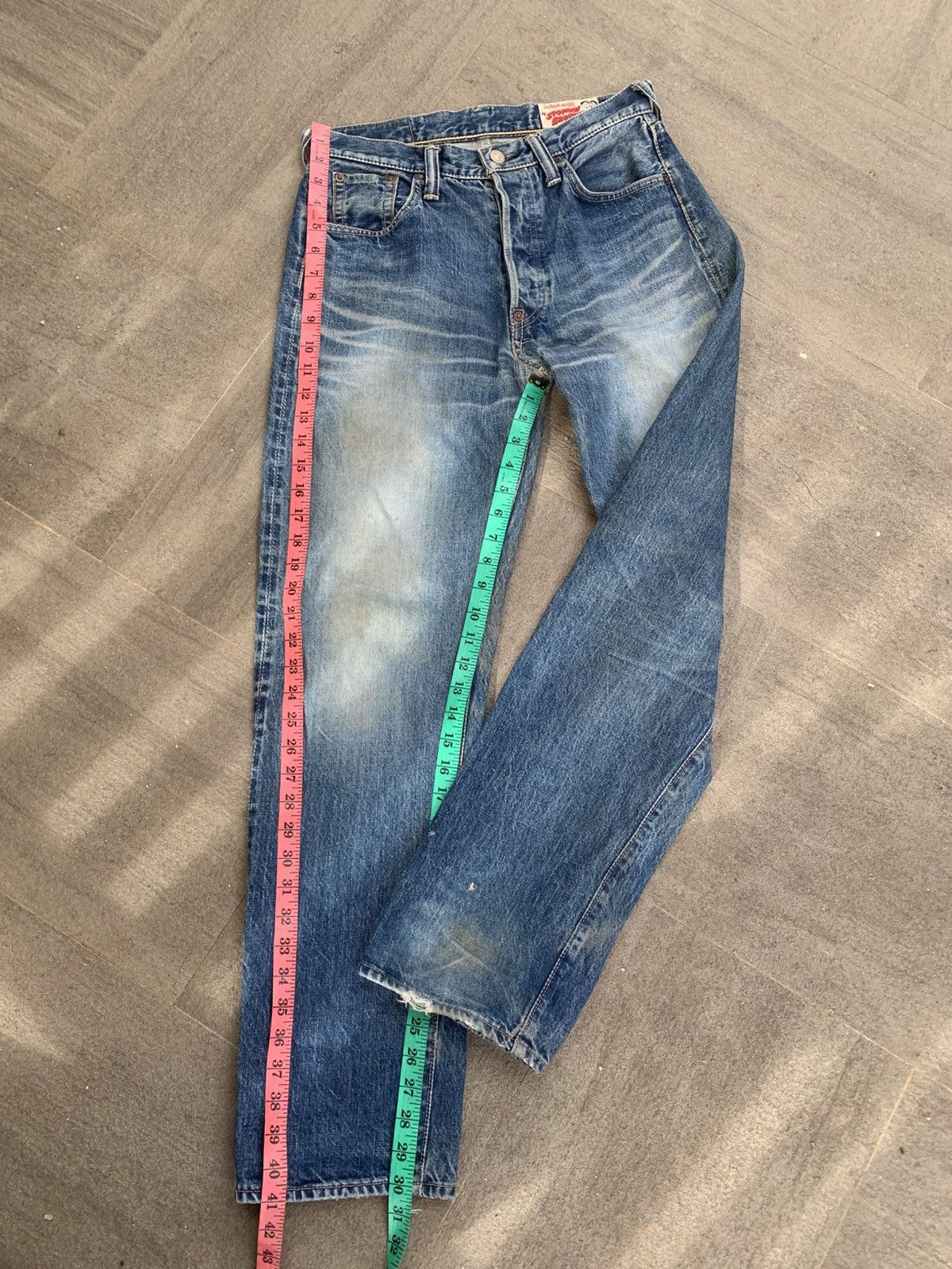 Evisu × Vintage Vintage Evisu Siotani Brothers Selvedge Jeans Size US 30 / EU 46 - 15 Thumbnail