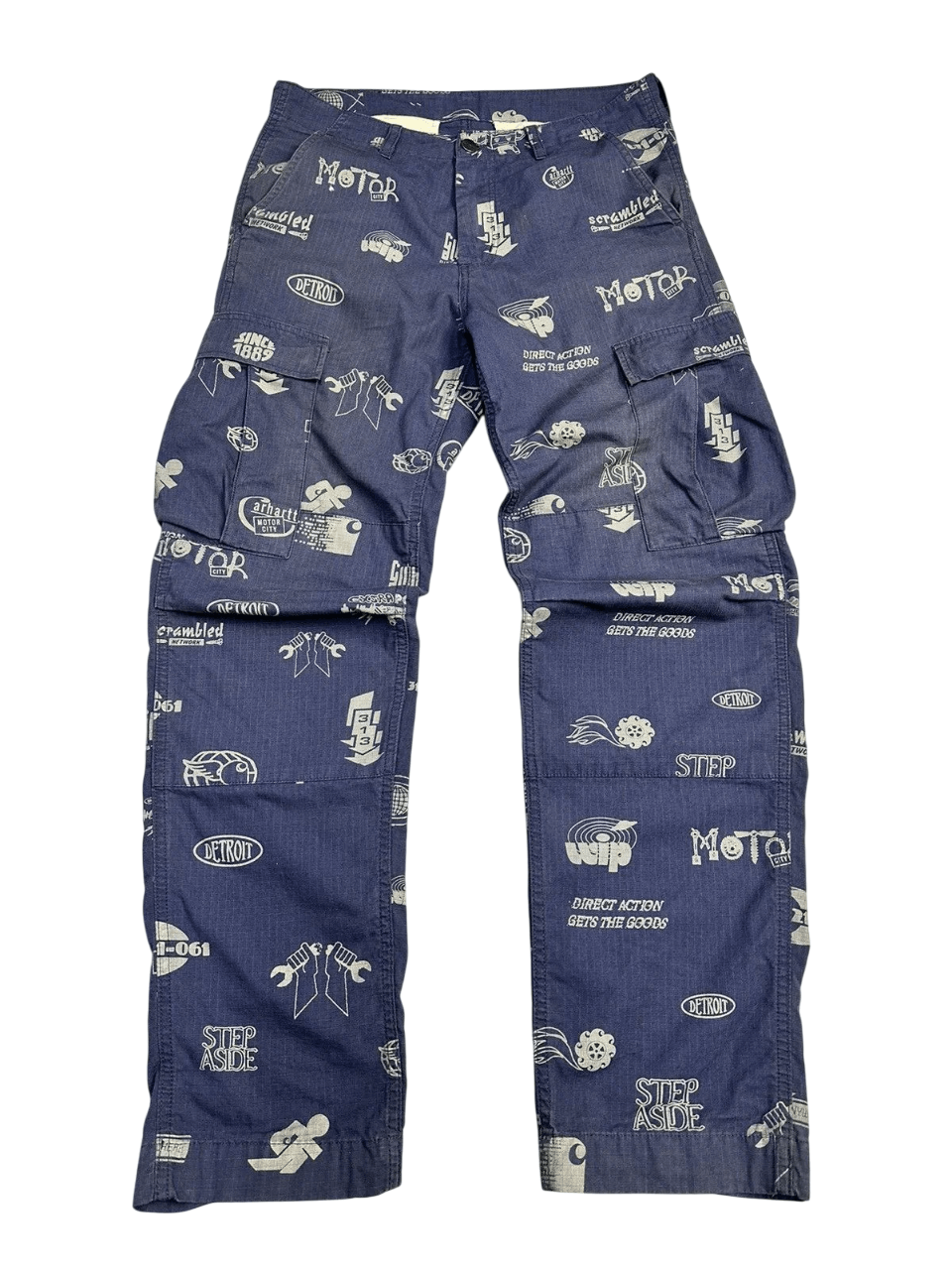 Carhartt Wip 👉 Vintage Baggy Cargo Pants Carhartt WIP Bontage Y2K Size US 32 / EU 48 - 3 Thumbnail