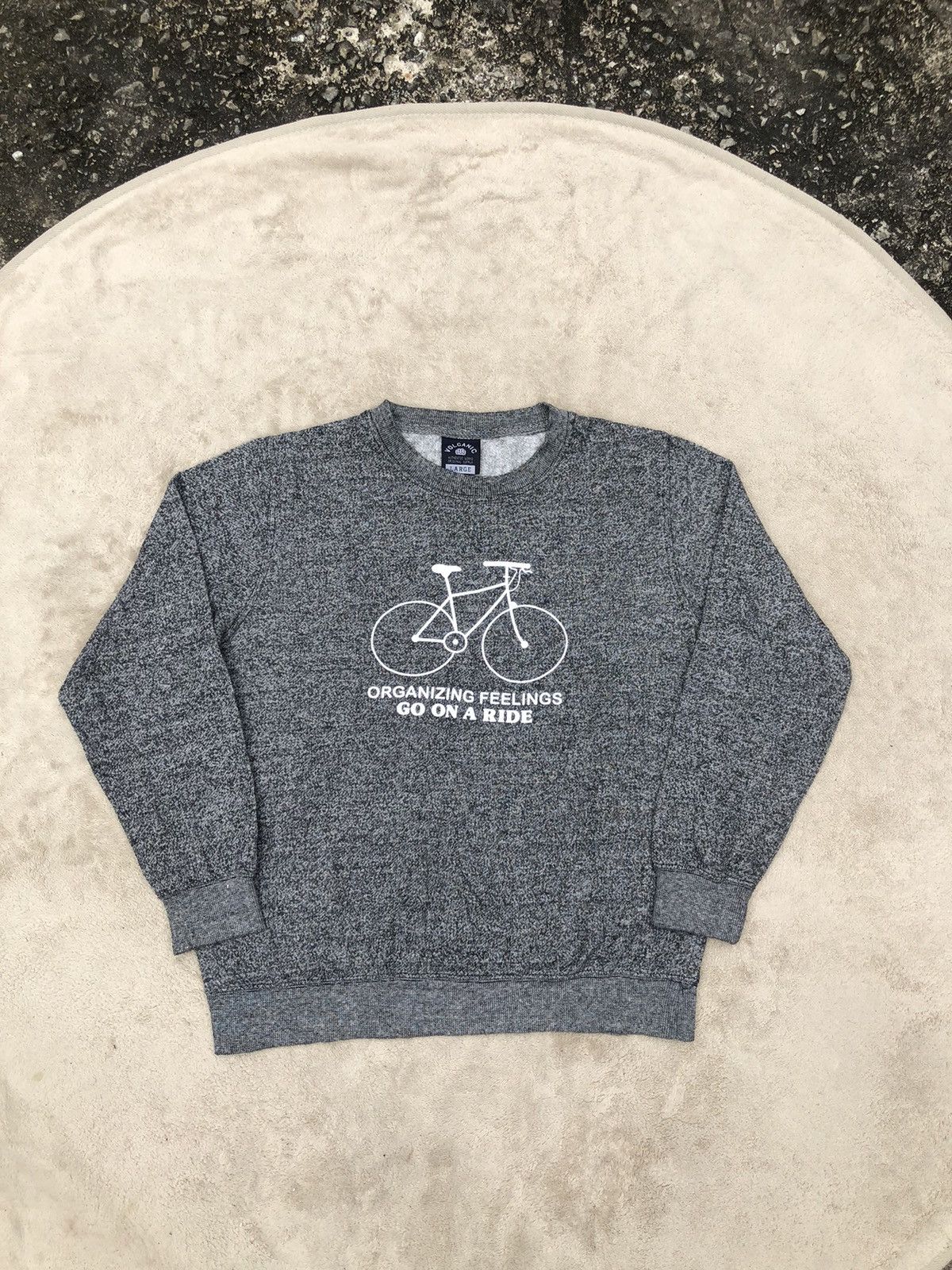 Bicycle × Vintage 🚲 Vintage Bike Image with Motivational Caption Sweatshirt Size US L / EU 52-54 / 3 - 2 Thumbnail