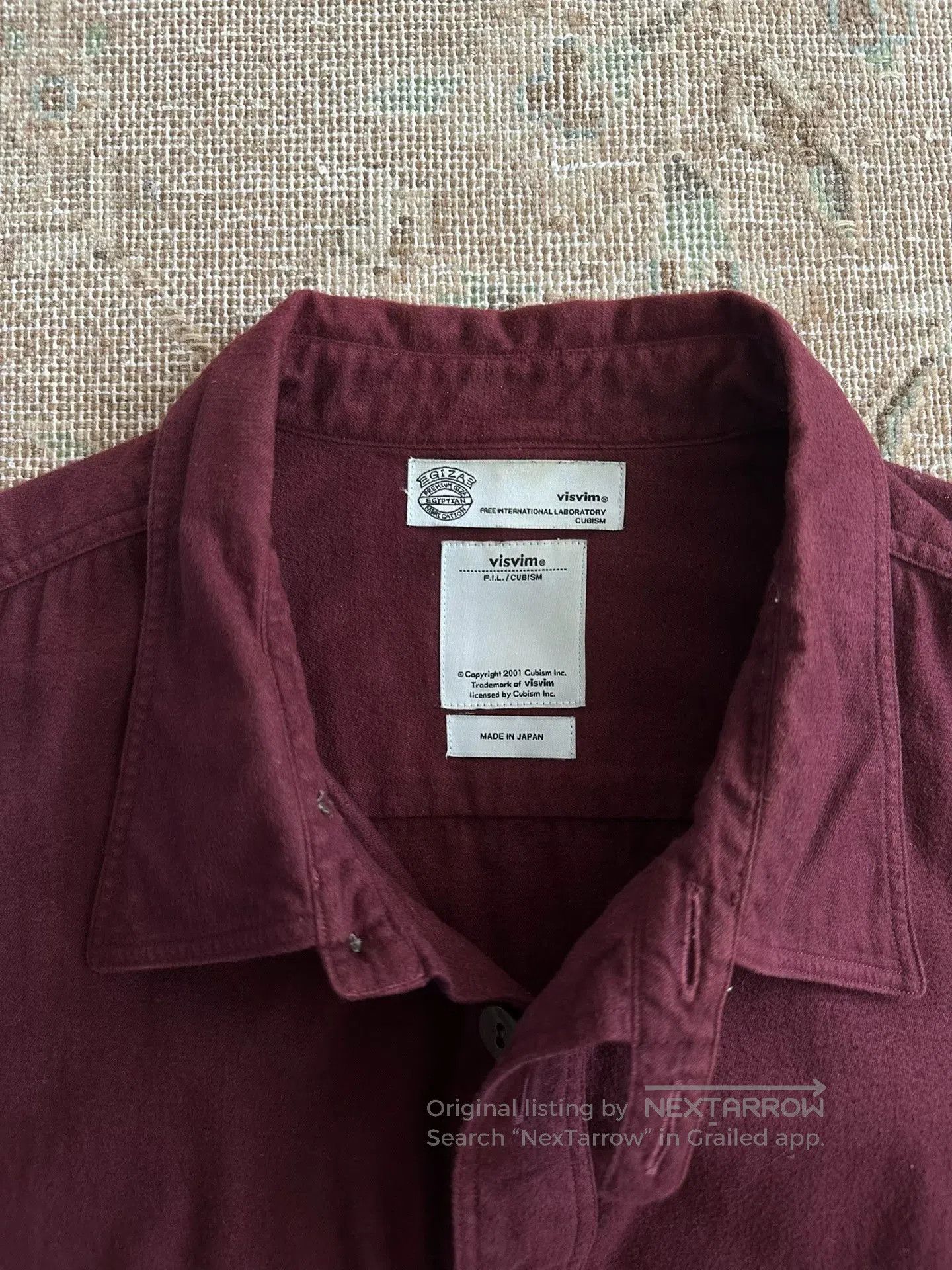 Visvim visvim 16aw 1910 Shirt Giza Flannel. Size US L / EU 52-54 / 3 - 5 Thumbnail