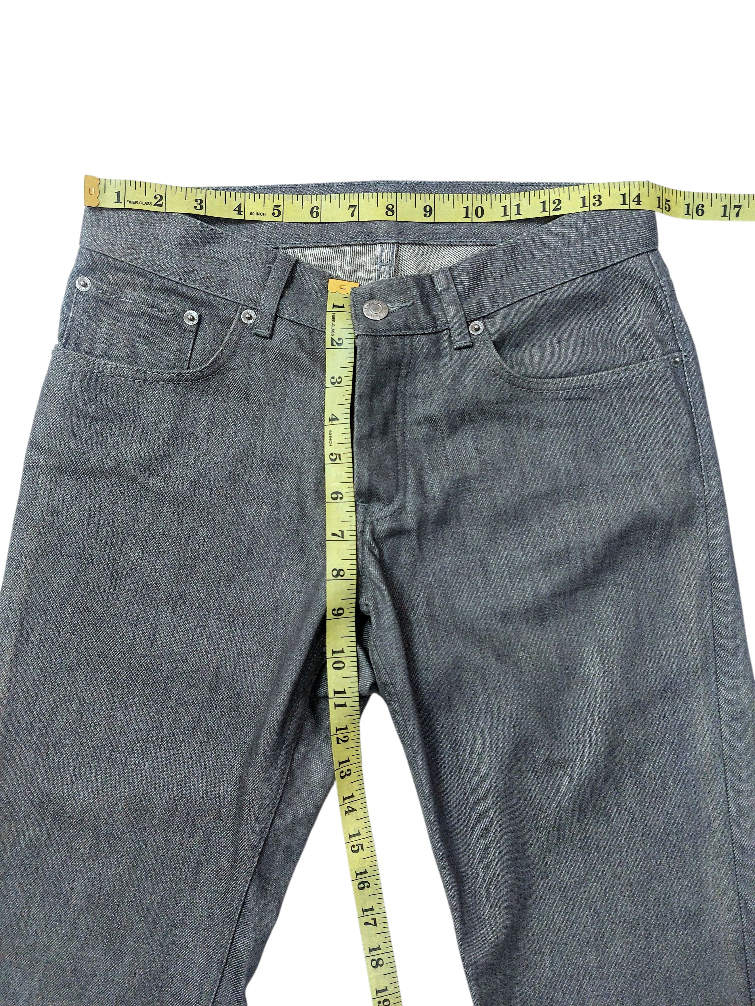 Helmut Lang Helmut Lang Treated Raw Denim Low Waist Contour Fit Size US 29 - 14 Thumbnail