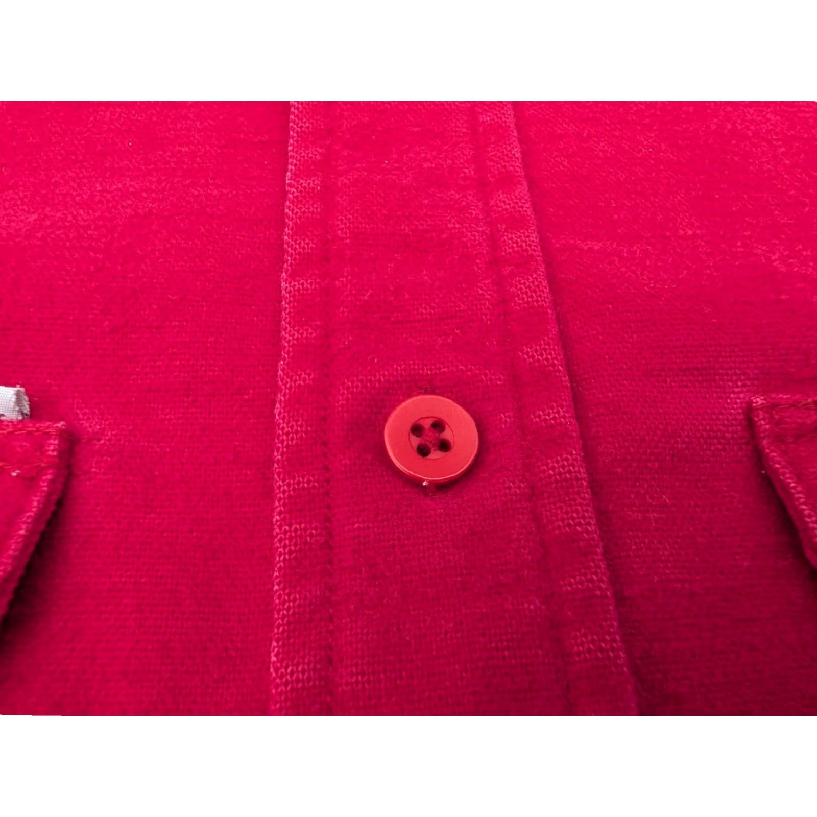 Carhartt VINTAGE Carhartt Rugged Work Shirt Red Heavyweight Canvas Button-Up L Mens 46" Chest 31.5" Length Made in USA 90s Union Made Size US L / EU 52-54 / 3 - 6 Thumbnail