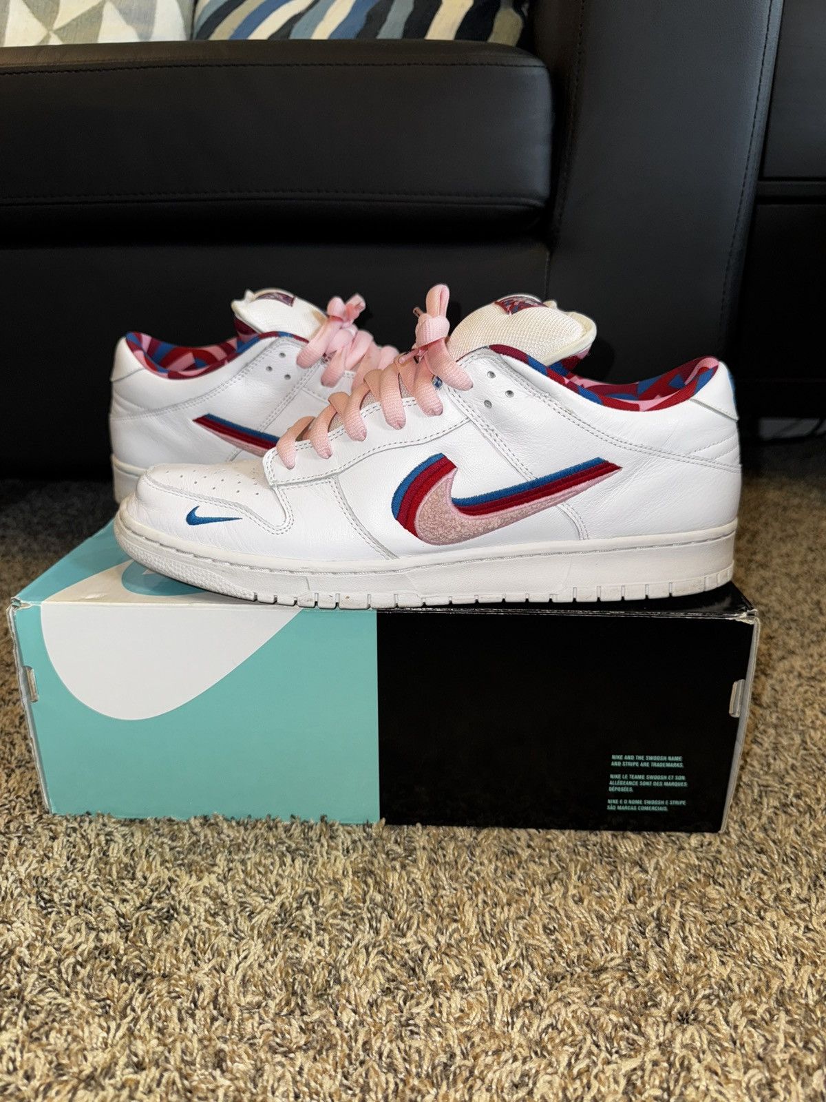 Nike × Parra Nike SB Dunk Low Parra Size US 13 / EU 46 - 1 Thumbnail