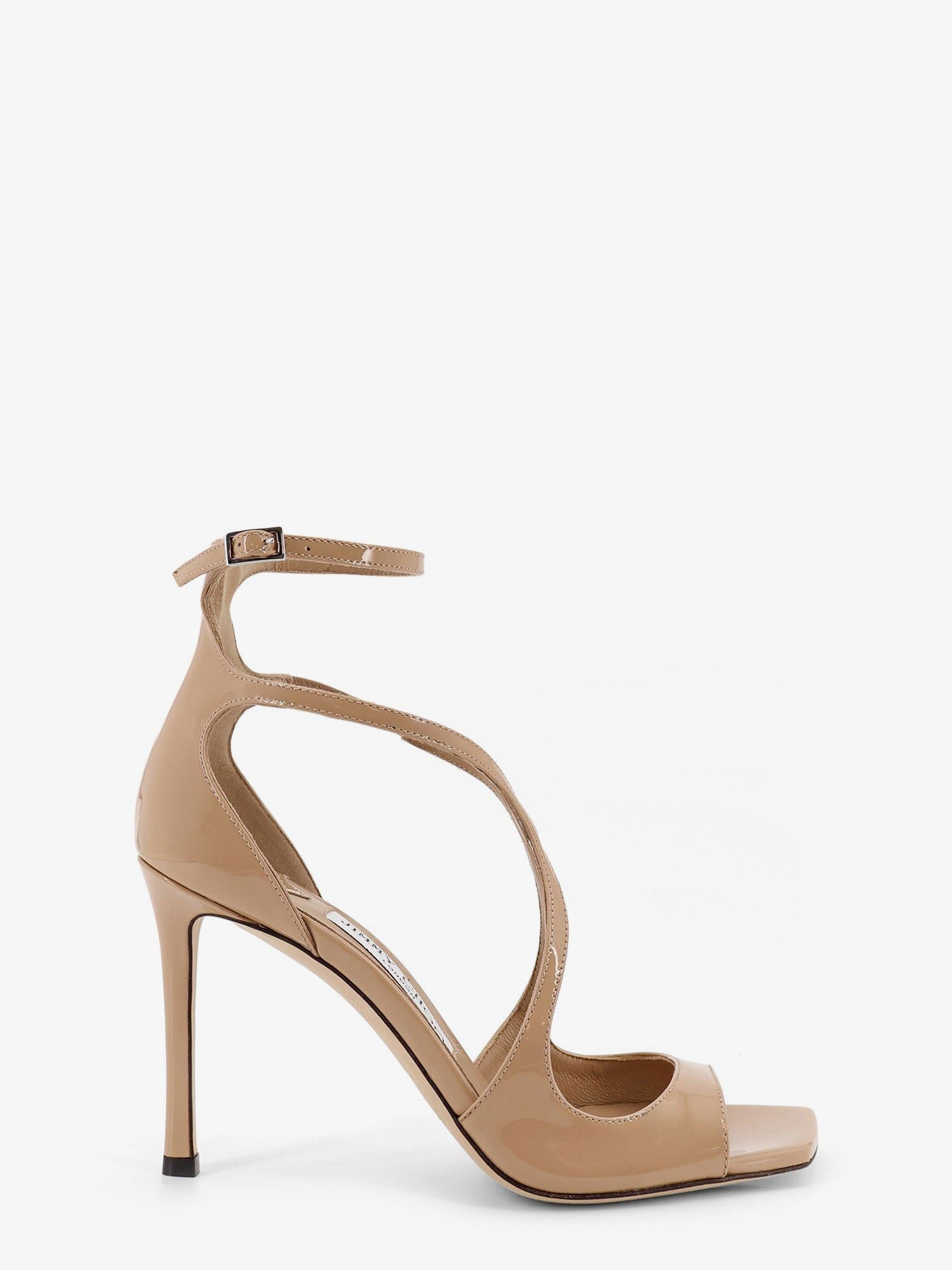 Jimmy Choo Azia 95 Leather Sandals Size US 7 / IT 37 - 1 Thumbnail