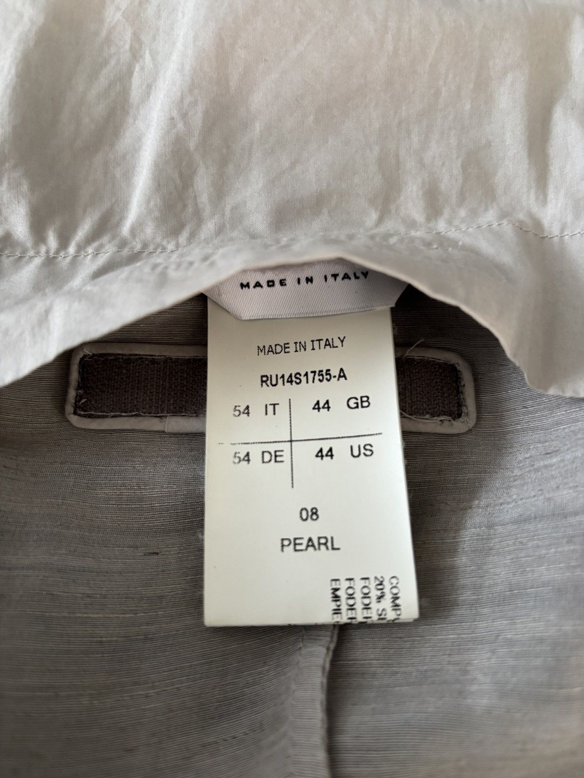 Rick Owens Rick Owens linen blazer (altered to fit smaller) Size 48R - 7 Thumbnail