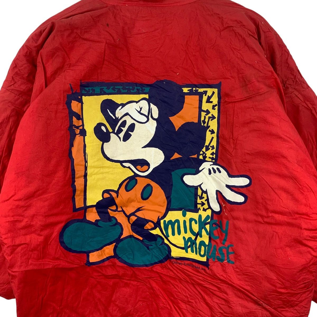 Disney Vintage DISNEY MICKEY MOUSE Kimono Japan Quilted Jacket Coat Size M / US 6-8 / IT 42-44 - 7 Thumbnail