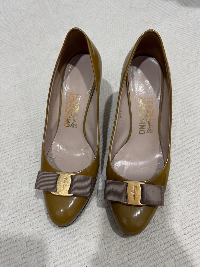 Salvatore Ferragamo Vintage Salvatore Ferragamo Heels Size US 7.5 / IT 37.5 - 2 Thumbnail