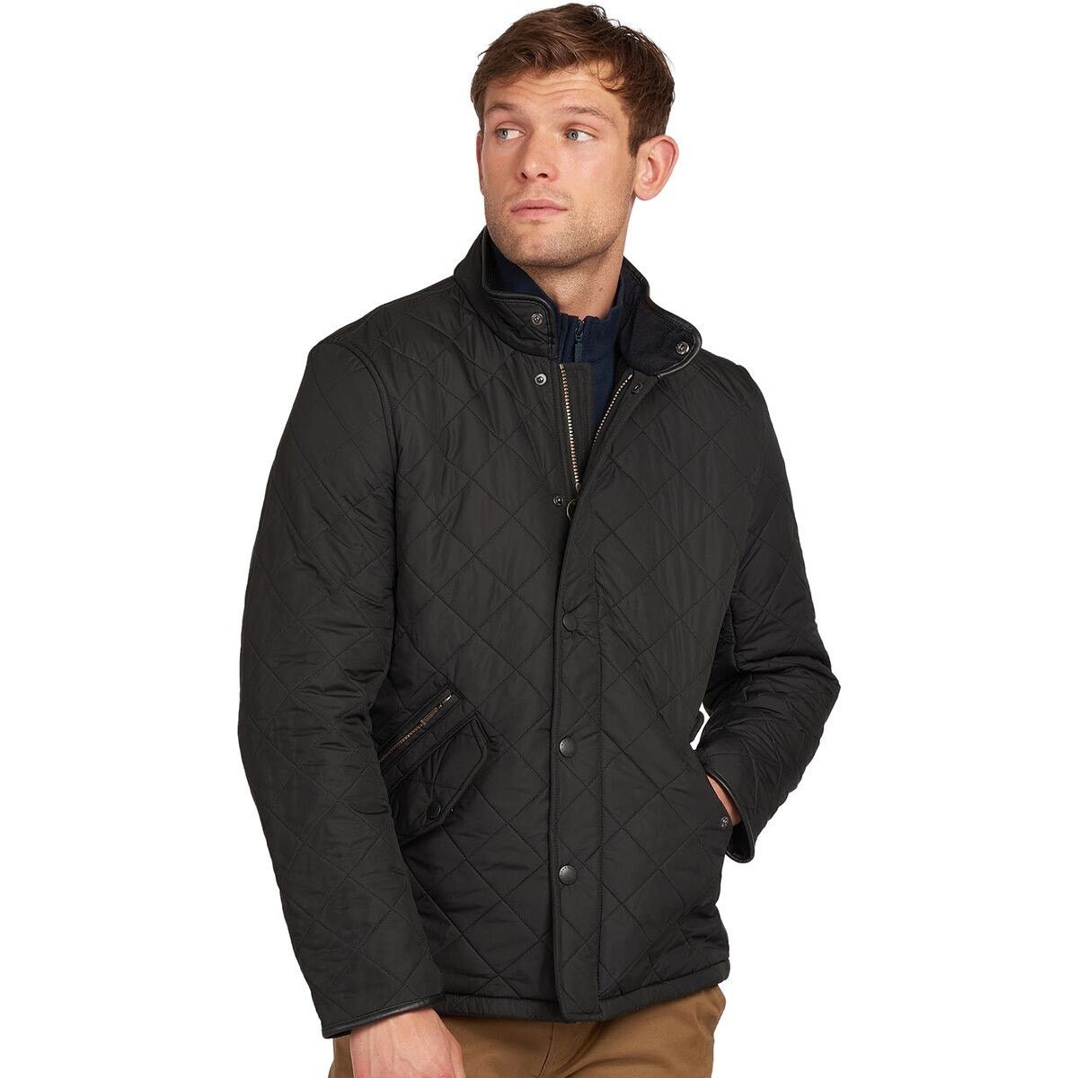 Barbour *LIKE NEW* Barbour Powell Quilted Jacket - Black Sz L Size US L / EU 52-54 / 3 - 1 Thumbnail