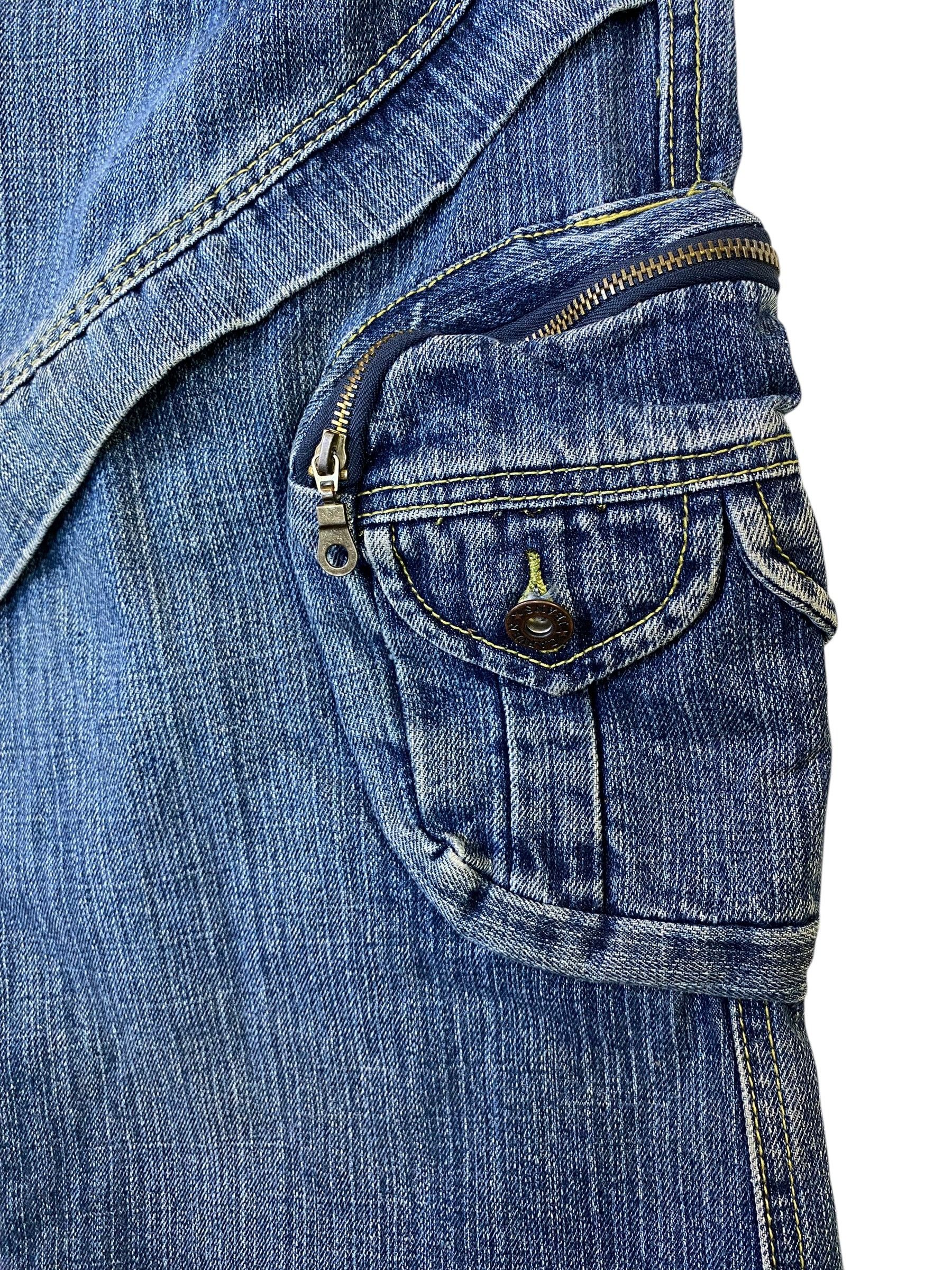 Carven × Designer Carven paris multi pocket cargo denim pant Size US 30 / EU 46 - 6 Thumbnail