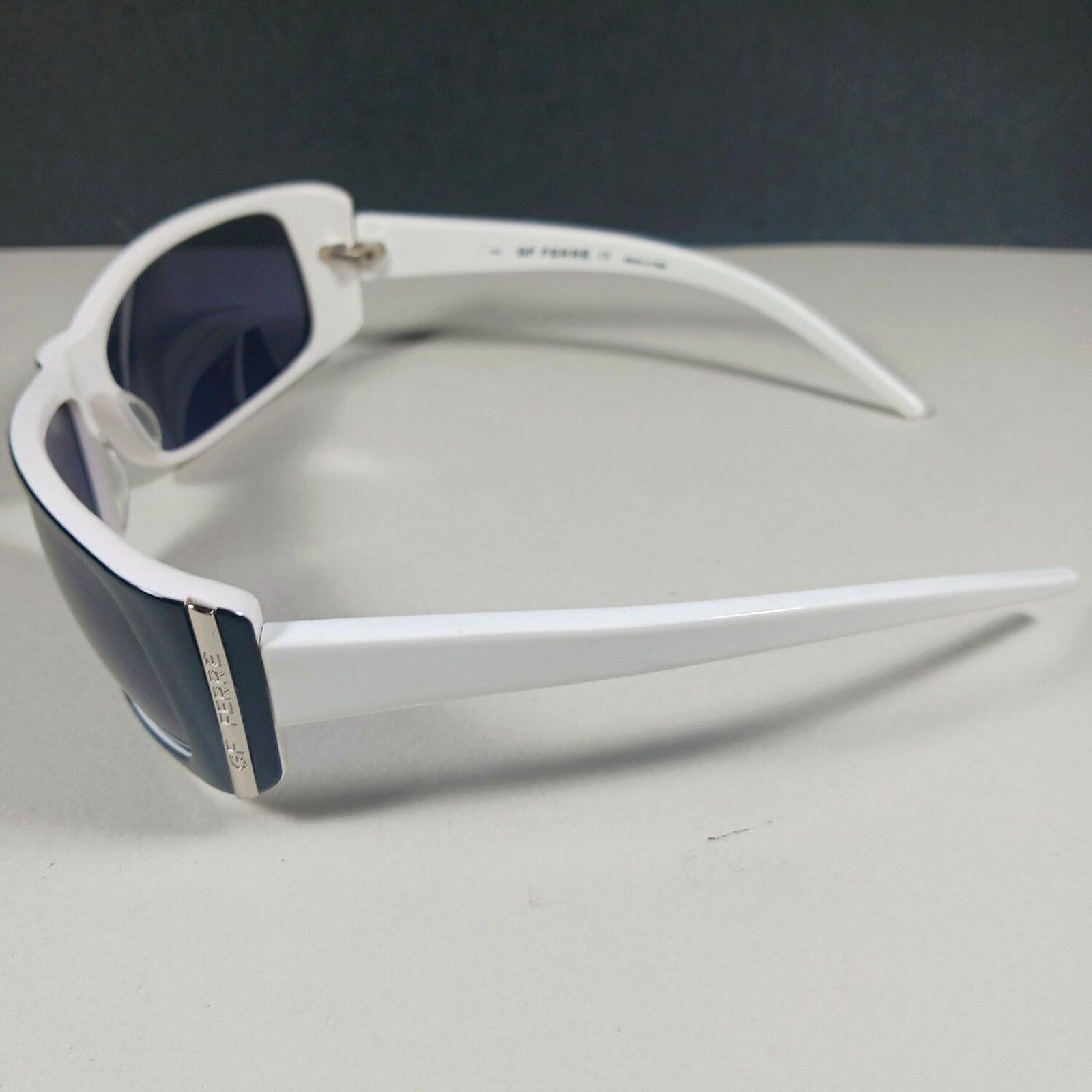 Designer × GF Ferre GF Ferre FF54302 White/Black Subtle Designer Wrap Sunglasses Size ONE SIZE - 5 Thumbnail