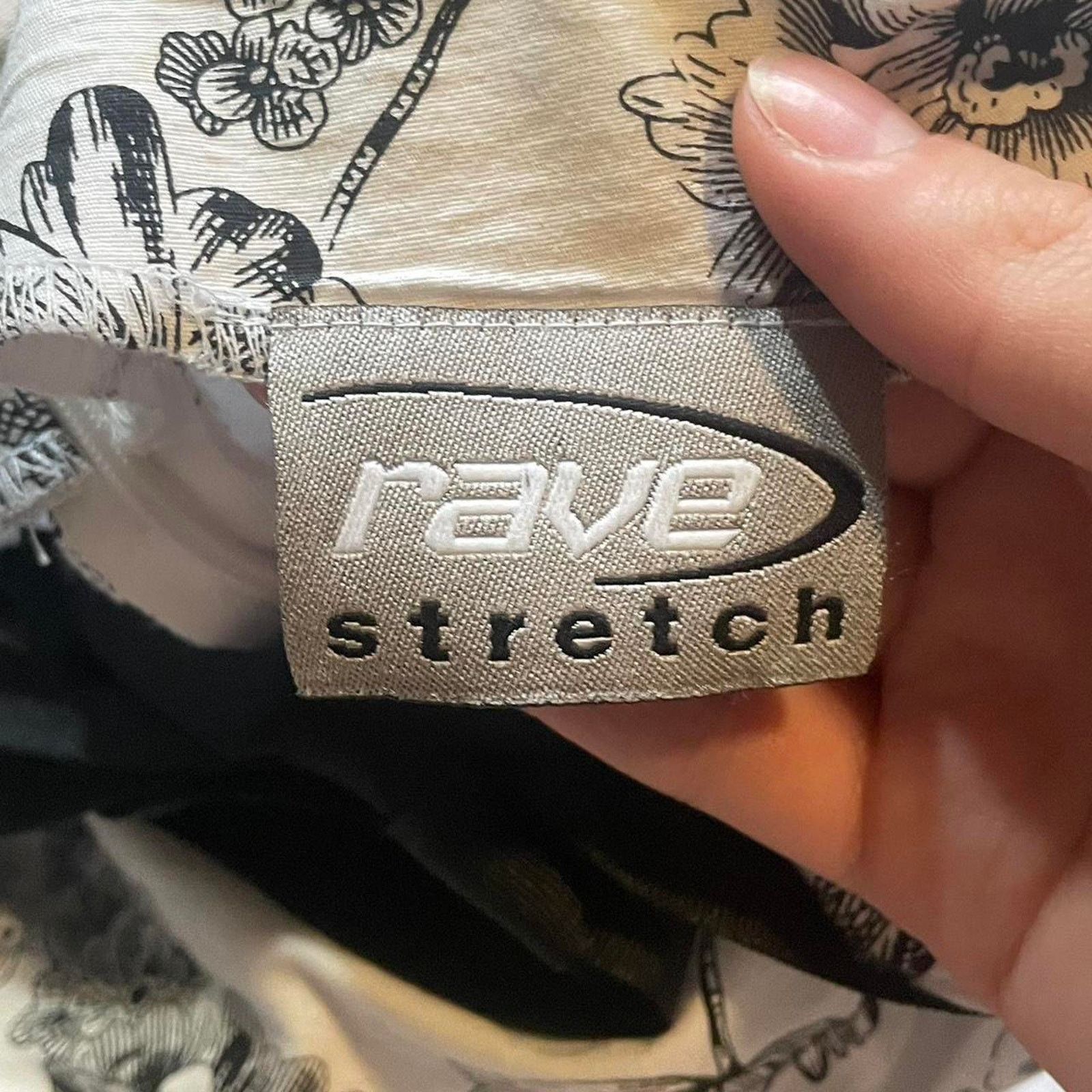 Vintage Rave stretch vintage 90s Size 34" / US 12 / IT 48 - 3 Thumbnail