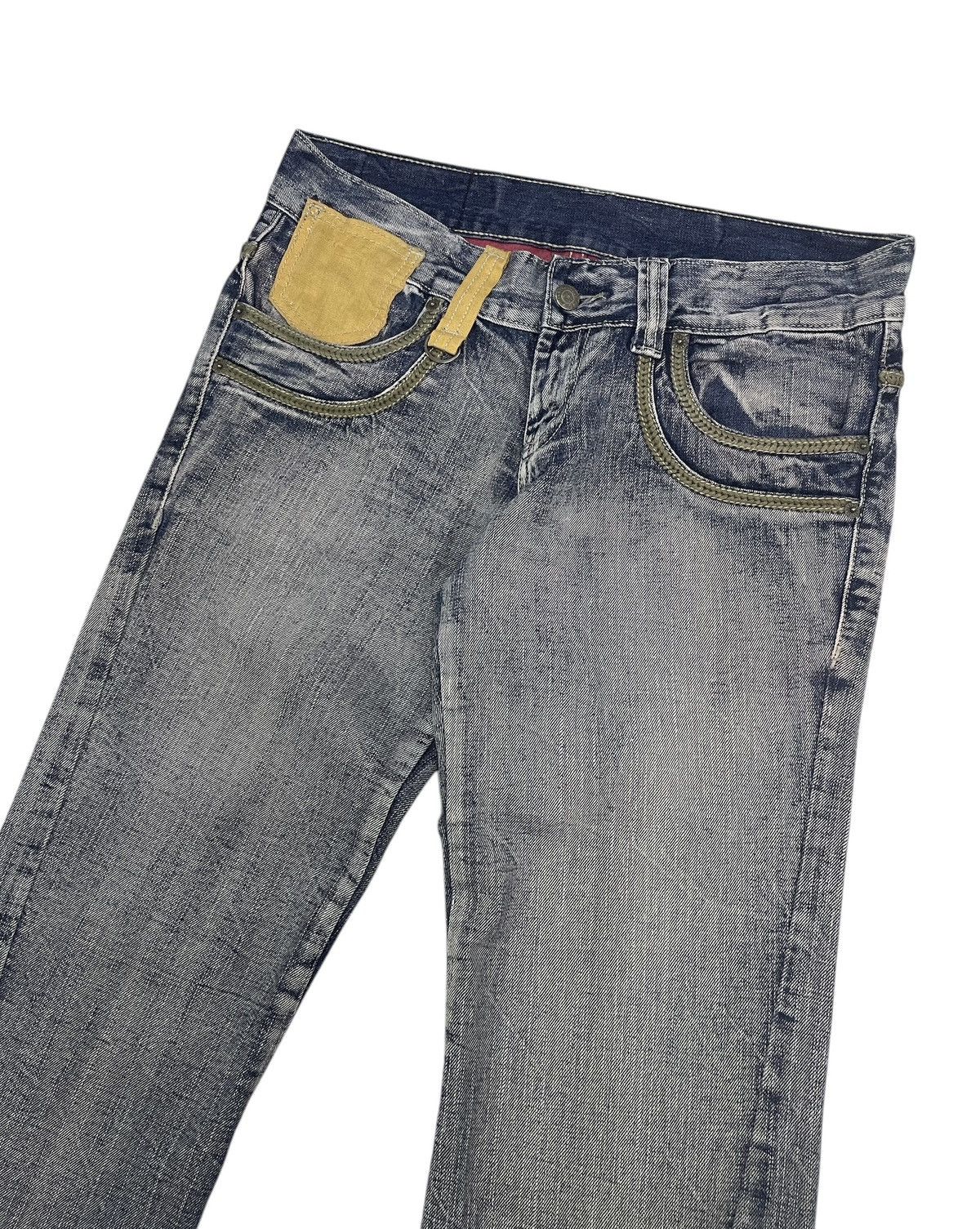 Hysteric Glamour Tornado Mart Japan Flare Jeans Distressed Size US 32 / EU 48 - 5 Thumbnail