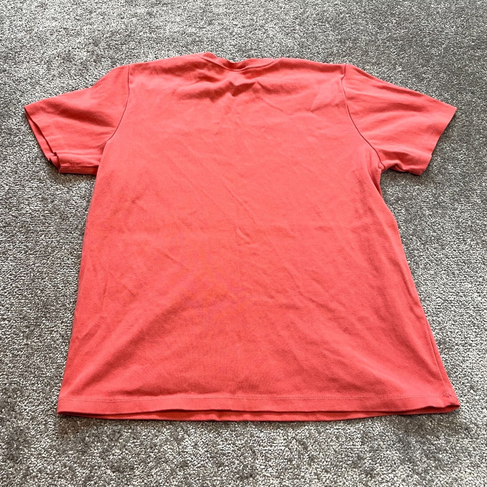 Style & Co VINTAGE Style&co Shirt Womens L Pink Crew Cotton Basic Everyday Short Sleeve Top Size L / US 10 / IT 46 - 7 Thumbnail