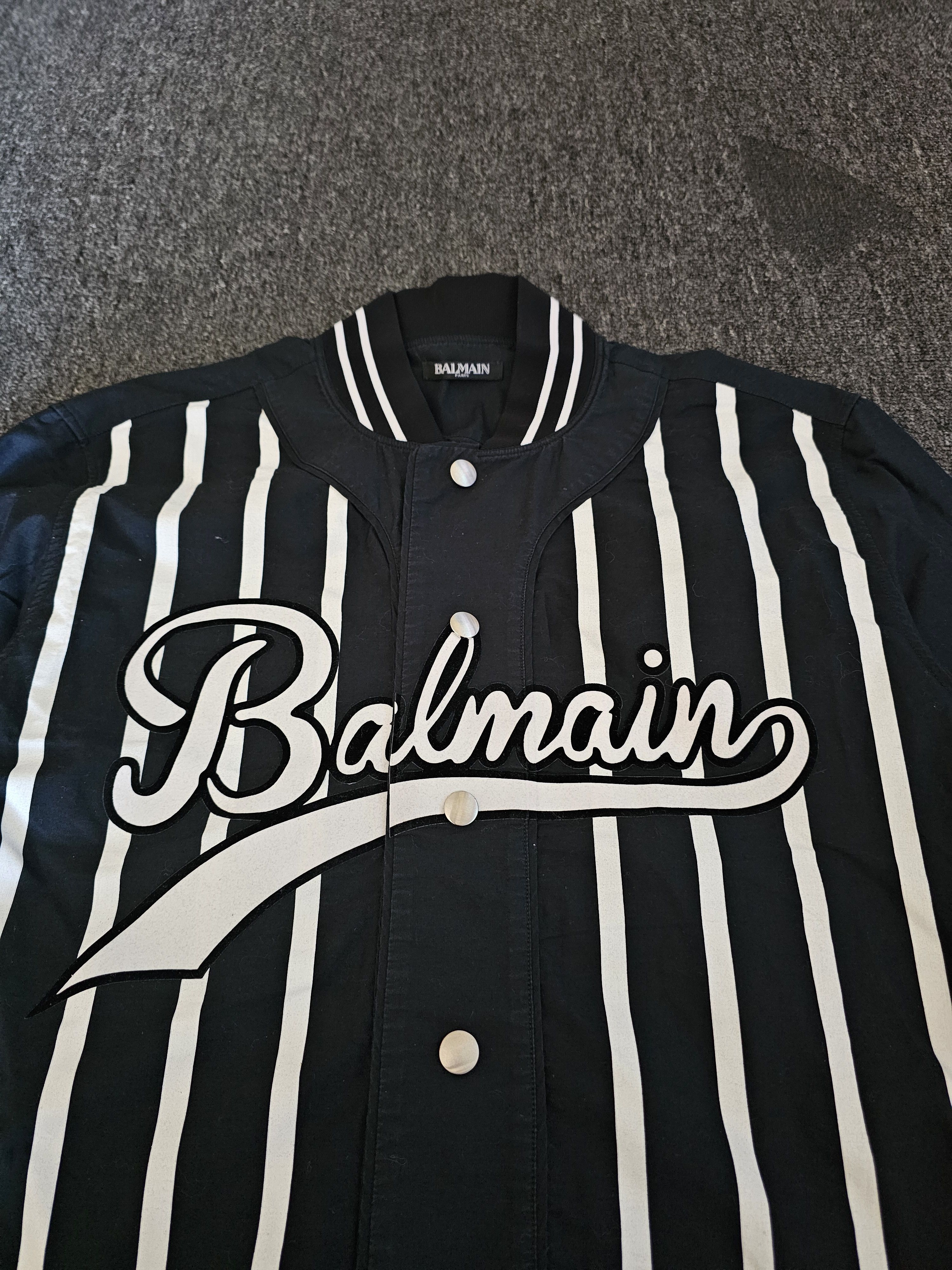 Balmain Balmain Men's Baseball Shirt Bombers Jacket Size 38 Like M Size US M / EU 48-50 / 2 - 2 Thumbnail