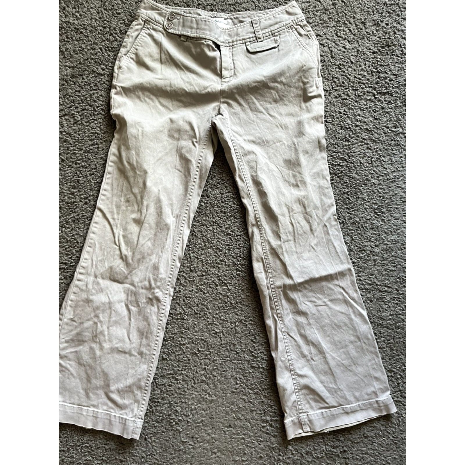 Calvin Klein CALVIN KLEIN Jeans Women Adult 2 Gray Straight Leg Denim Cotton Regular Fit Inseam 30.5" Waist 26" Size 26" / US 2 / IT 38 - 4 Thumbnail