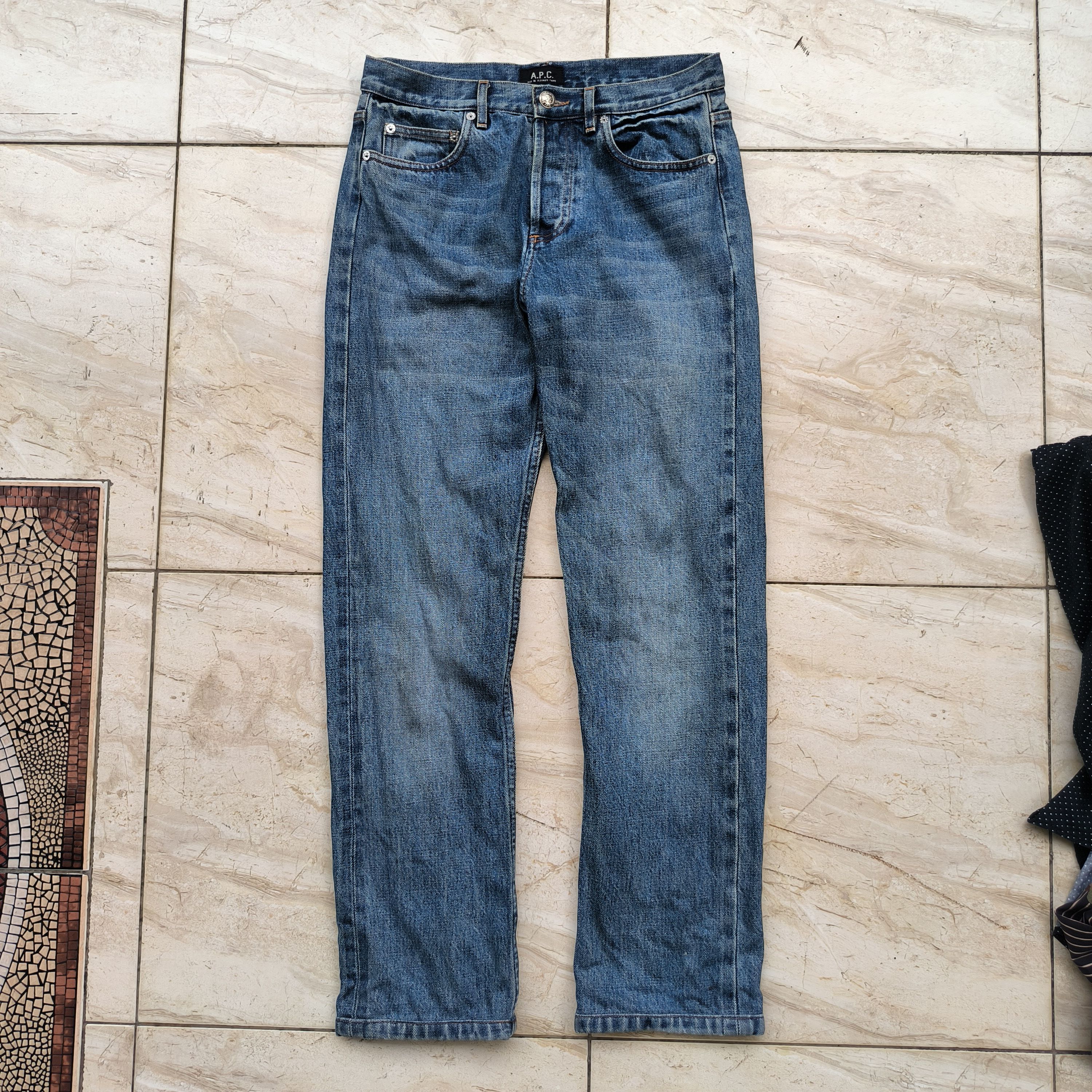 A.P.C. APC NEW STANDARD SELVEDGE DENIM JEANS Size US 28 / EU 44 - 2 Thumbnail