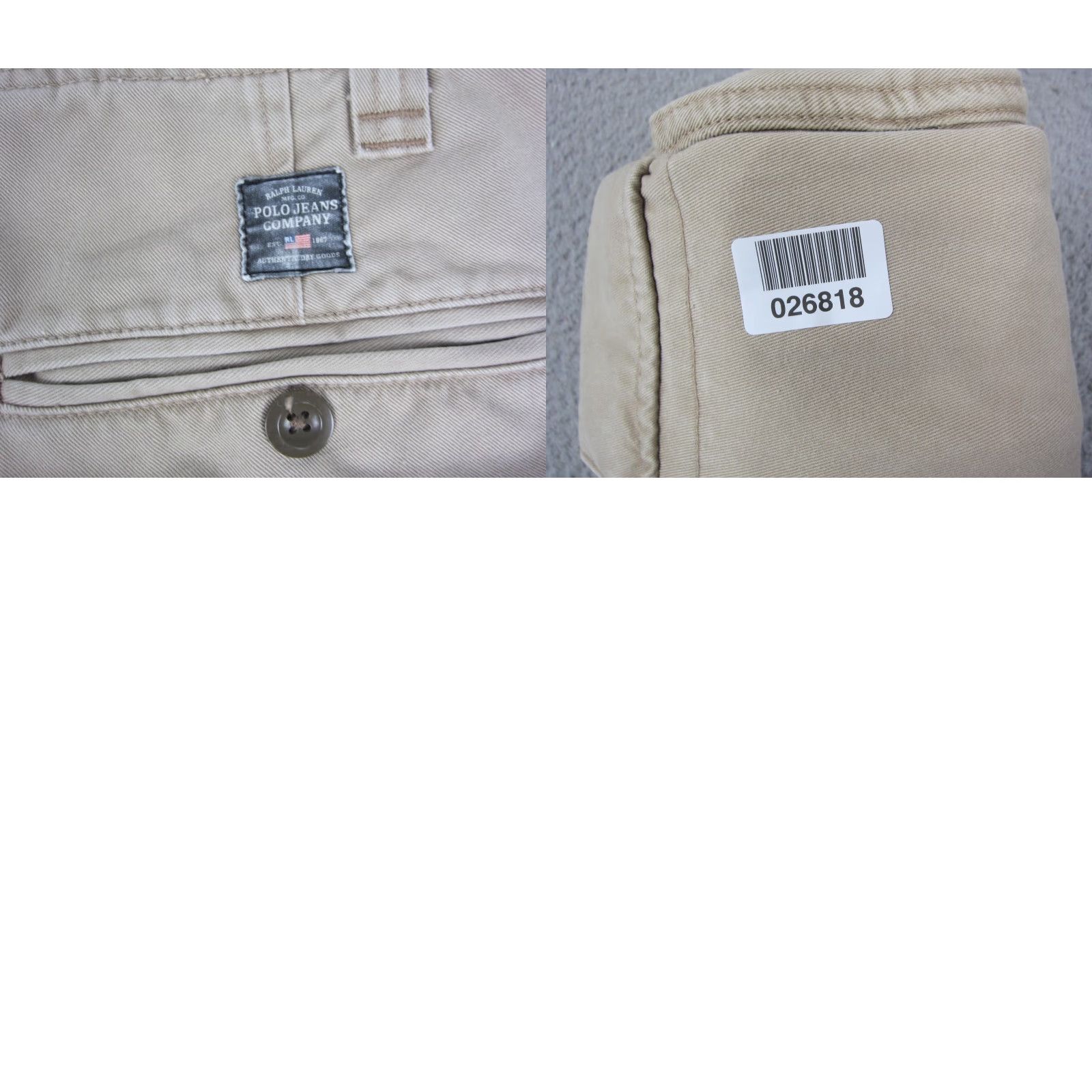 Polo Ralph Lauren VINTAGE Polo Ralph Lauren Pants Mens W36 L32 Brown Cargo Military Surplus USRL Size US M / EU 48-50 / 2 - 10 Thumbnail