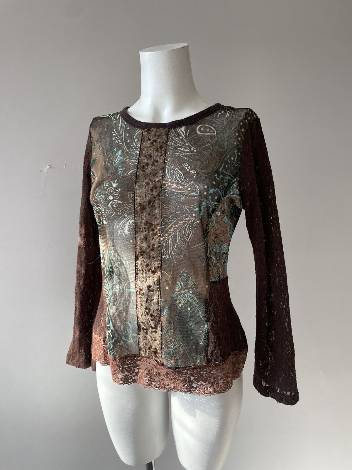 Vintage y2k blouse Size L / US 10 / IT 46 - 9 Thumbnail