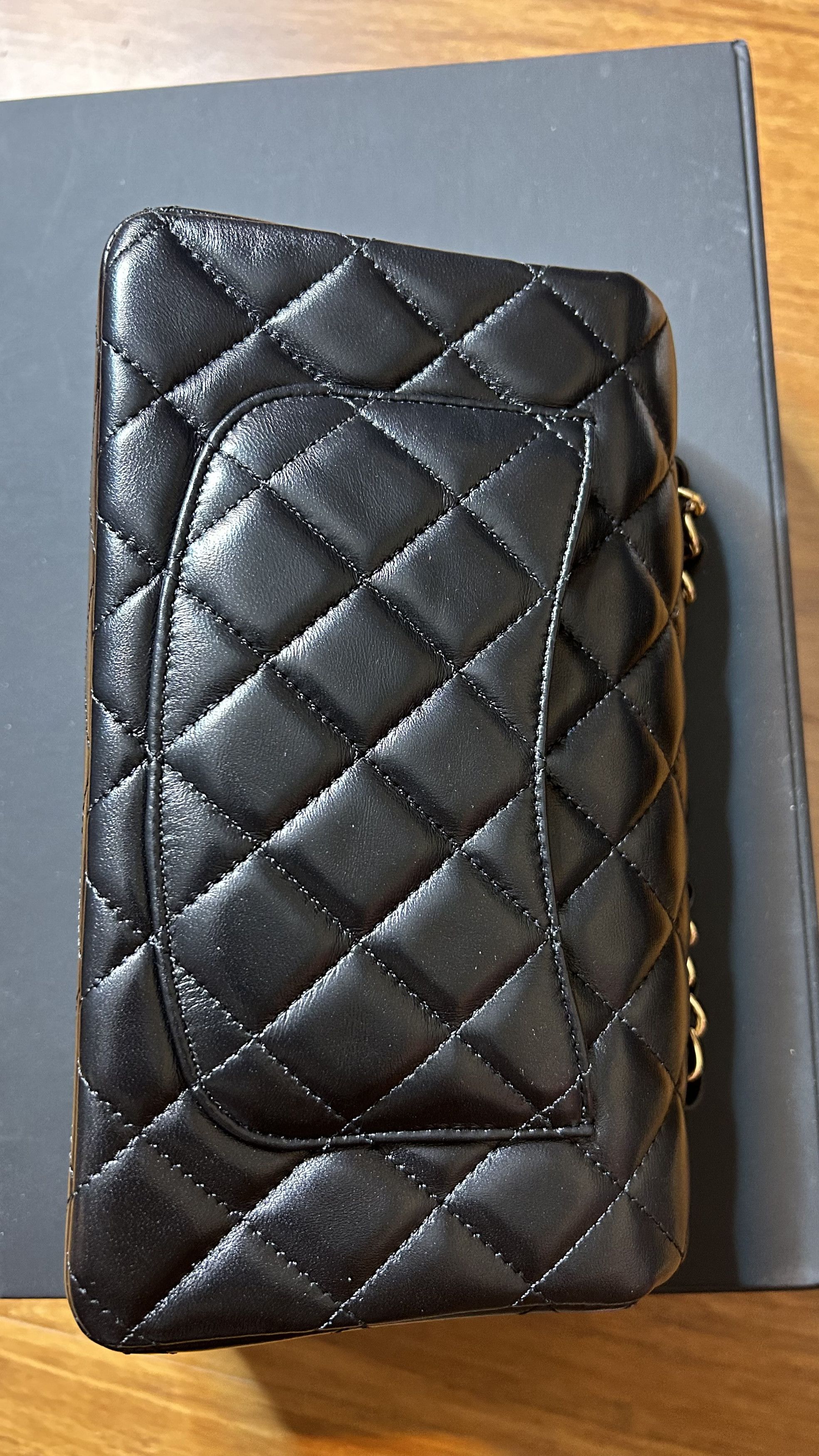 Chanel Chanel Classic Flap Lambskin Gold Hardware Small Size ONE SIZE - 12 Thumbnail