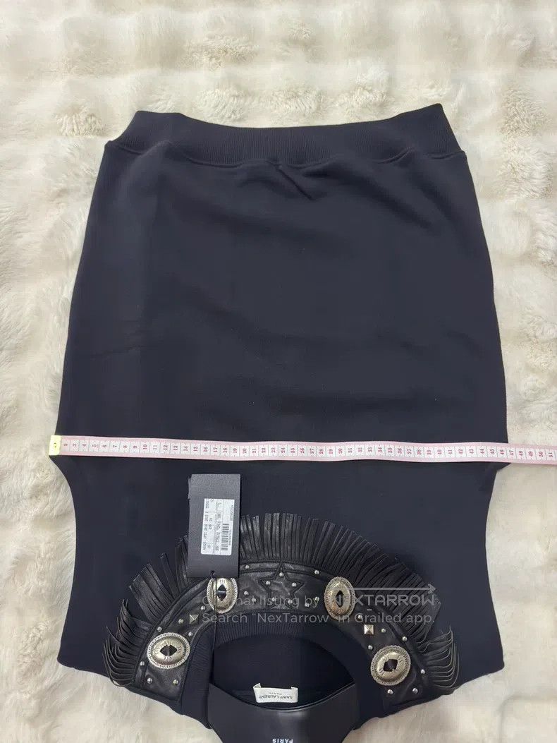 Saint Laurent Paris Saint Laurent Paris Original Sheepskin Fringe Metal Vest S Size US S / EU 44-46 / 1 - 8 Thumbnail