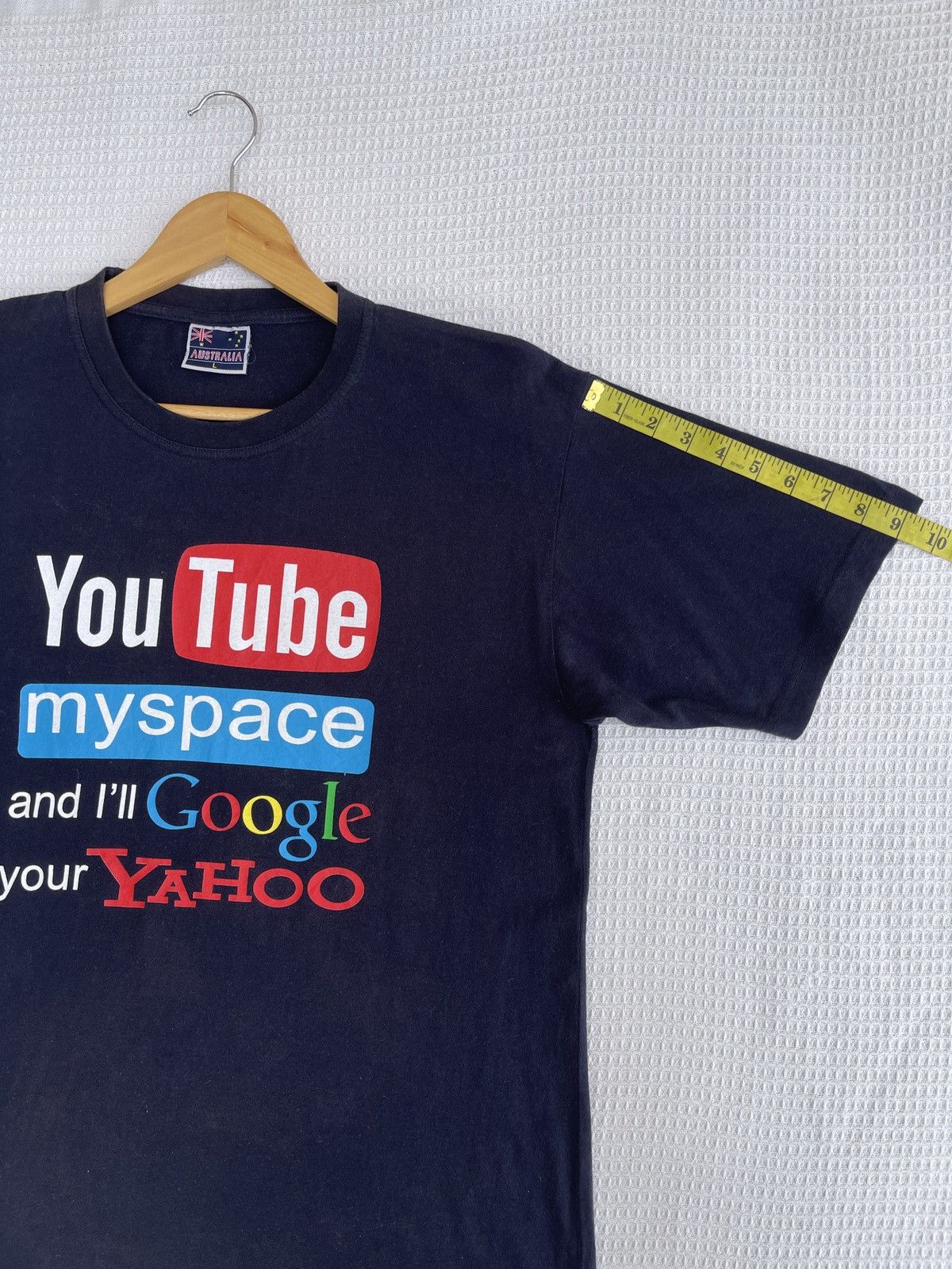 Vintage Last Drop🔥Youtube My Space and i Will Google Your Yahoo Tee Size US L / EU 52-54 / 3 - 9 Thumbnail