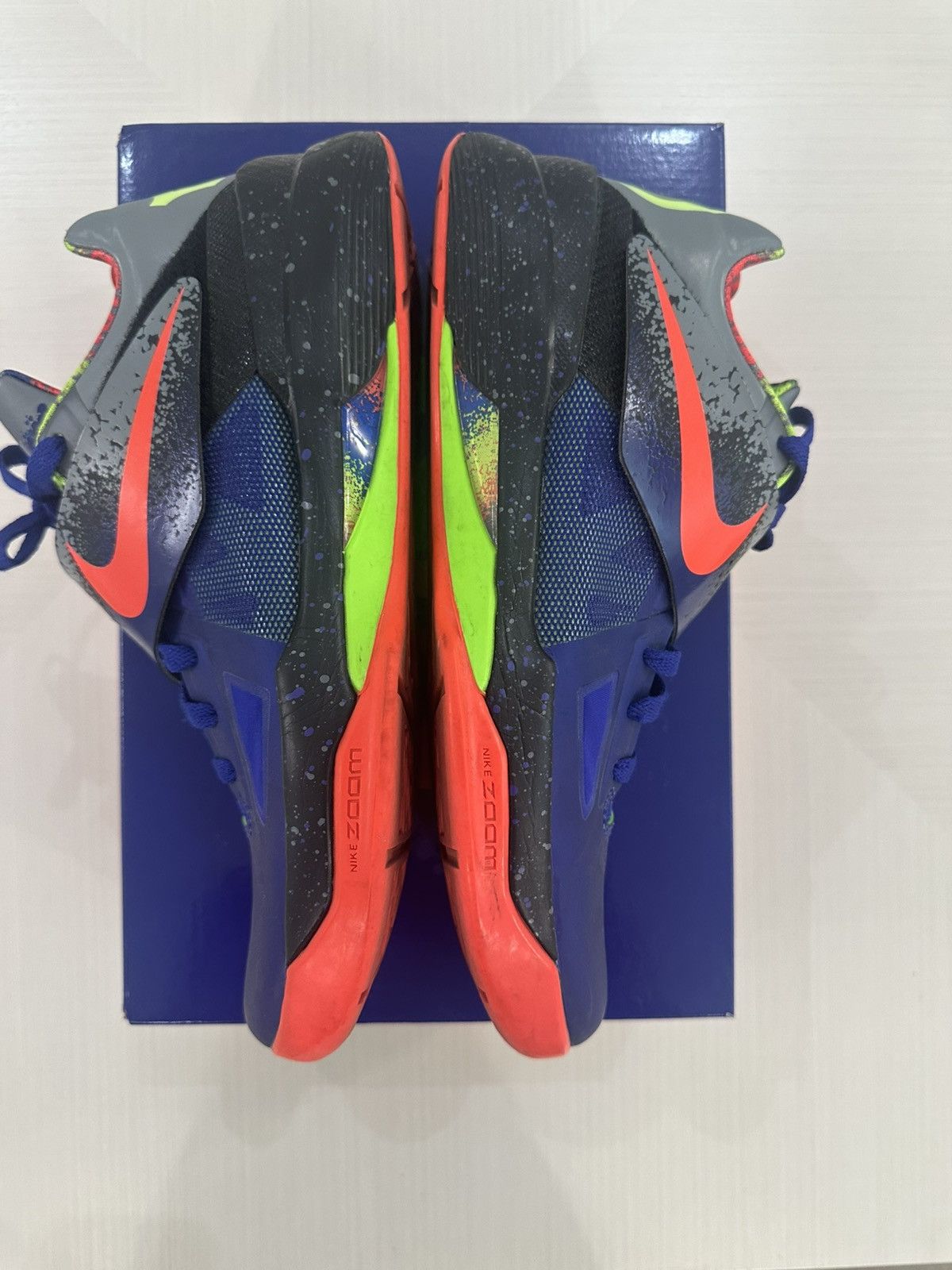 Nike Nike Kevin Durant Zoom KD 4 x Nerf 2024 size 9.5M used Size US 9.5 / EU 42-43 - 4 Thumbnail