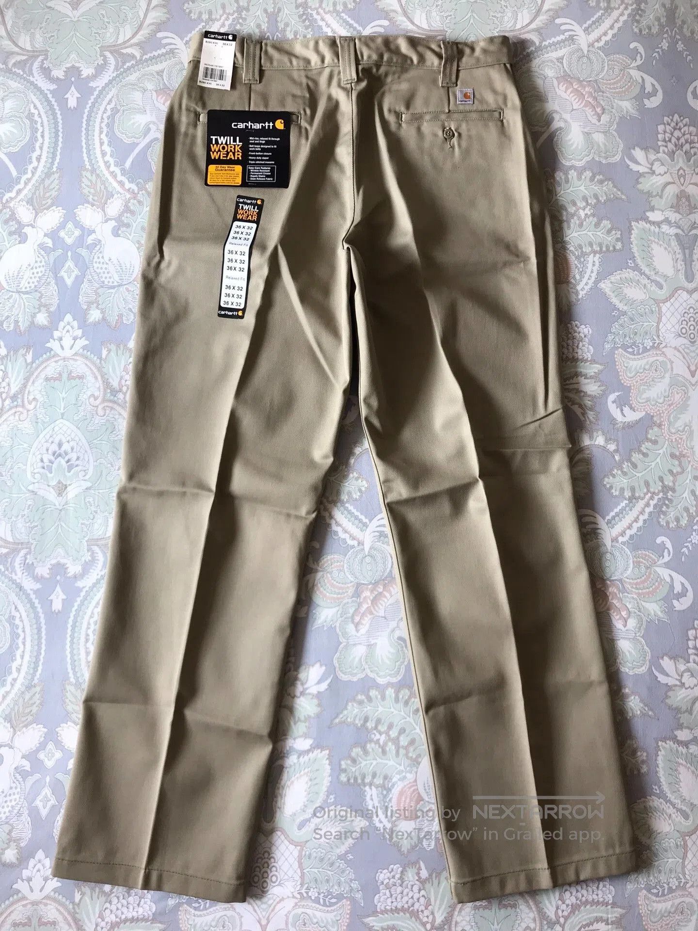 Carhartt Carhartt B290 KHI Work Pants. Size US 36 / EU 52 - 3 Thumbnail