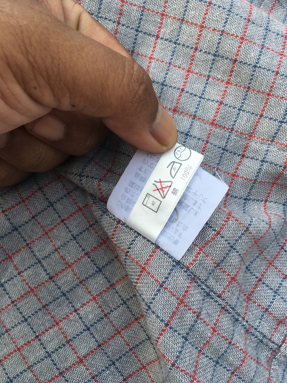 Yohji Yamamoto Rare Vintage Y’s For Living Yohji Yamamoto Flannel Shirt Size US L / EU 52-54 / 3 - 12 Thumbnail
