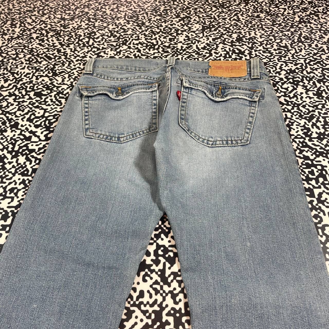 Levi's Vintage Clothing Vintage Y2K Levis 504 Flared Denim Jeans Retro 90s Style Size 30" / US 8 / IT 44 - 10 Thumbnail