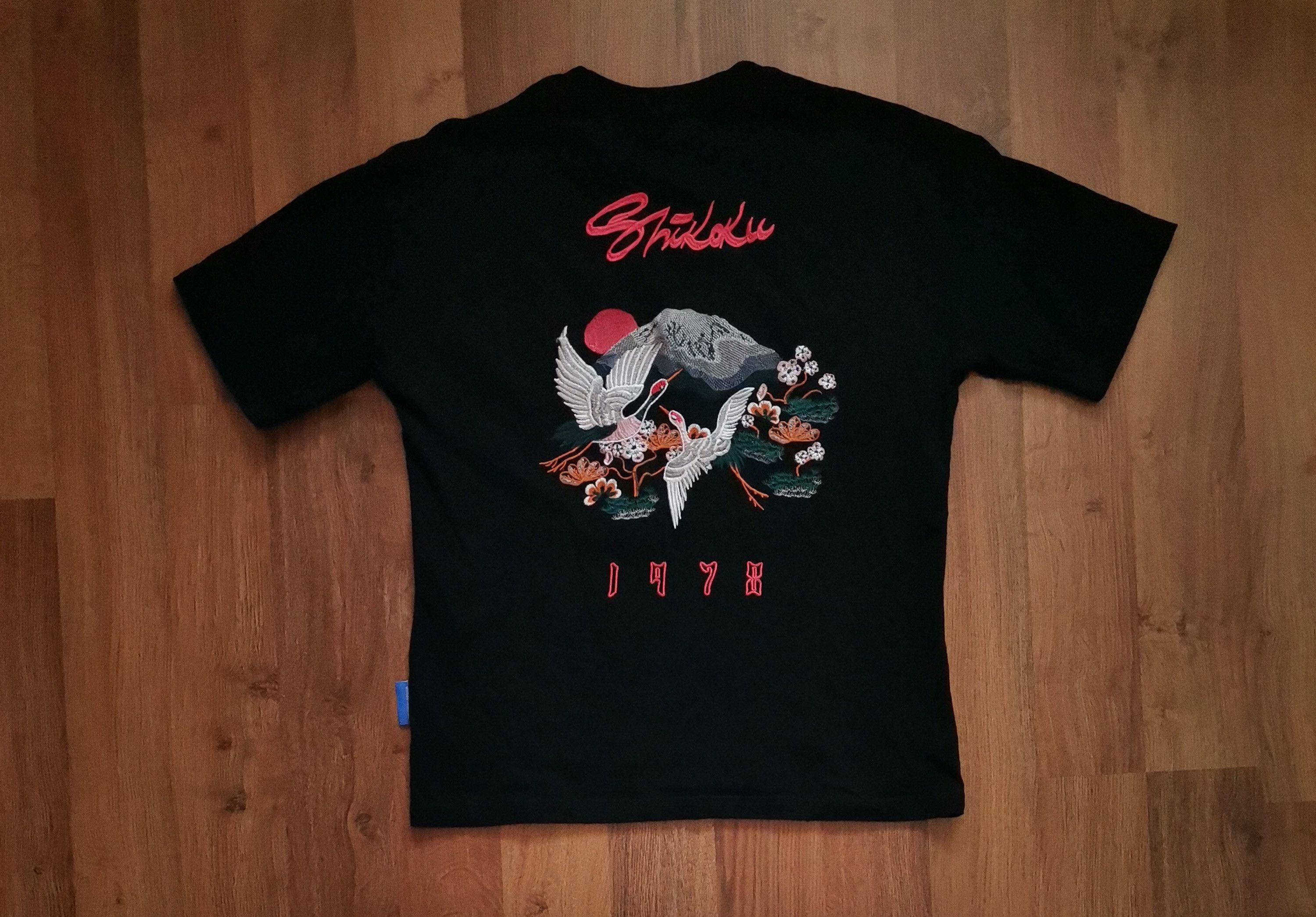 Japanese Brand U4 Shikaku Japanese Embroidered Tee Size US M / EU 48-50 / 2 - 1 Thumbnail