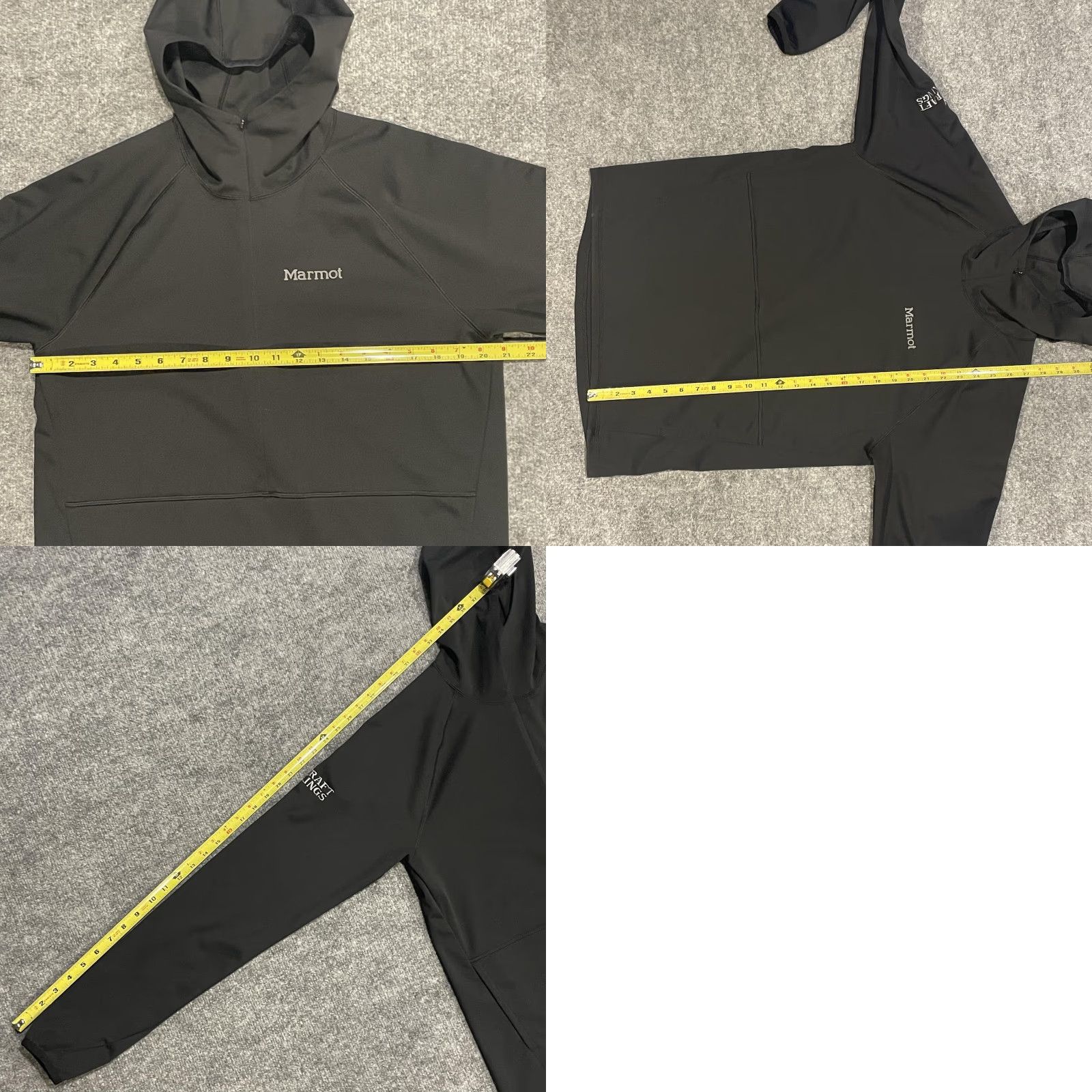 Marmot Marmot Hoodie Mens M Black 1/4 Zip Softshell DraftKings Logo Pullover Front Kangaroo Pocket 1/2 Zip Size US M / EU 48-50 / 2 - 9 Thumbnail