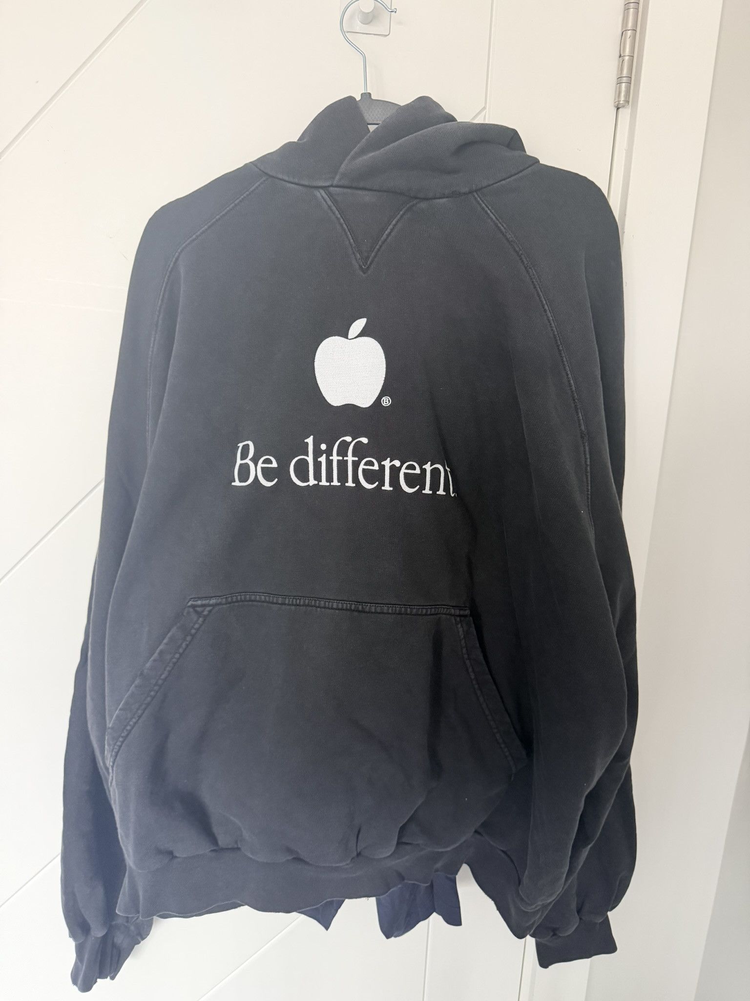 Be Different Black Hoodie Balenciaga Size 3