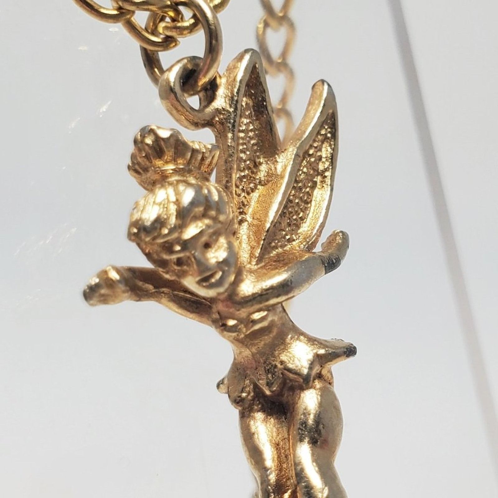 Disney Vintage Walt Disney Tinker Bell Necklace Size ONE SIZE - 4 Thumbnail