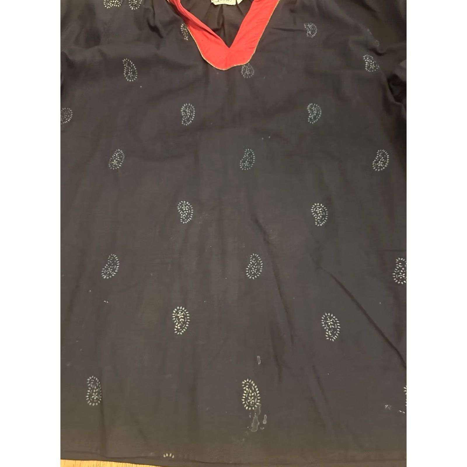 Vintage VINTAGE Desireé Blouse Top 38 Black India Polka Dot Lace Bow 80s Retro Womens Size XS / US 0-2 / IT 36-38 - 3 Thumbnail