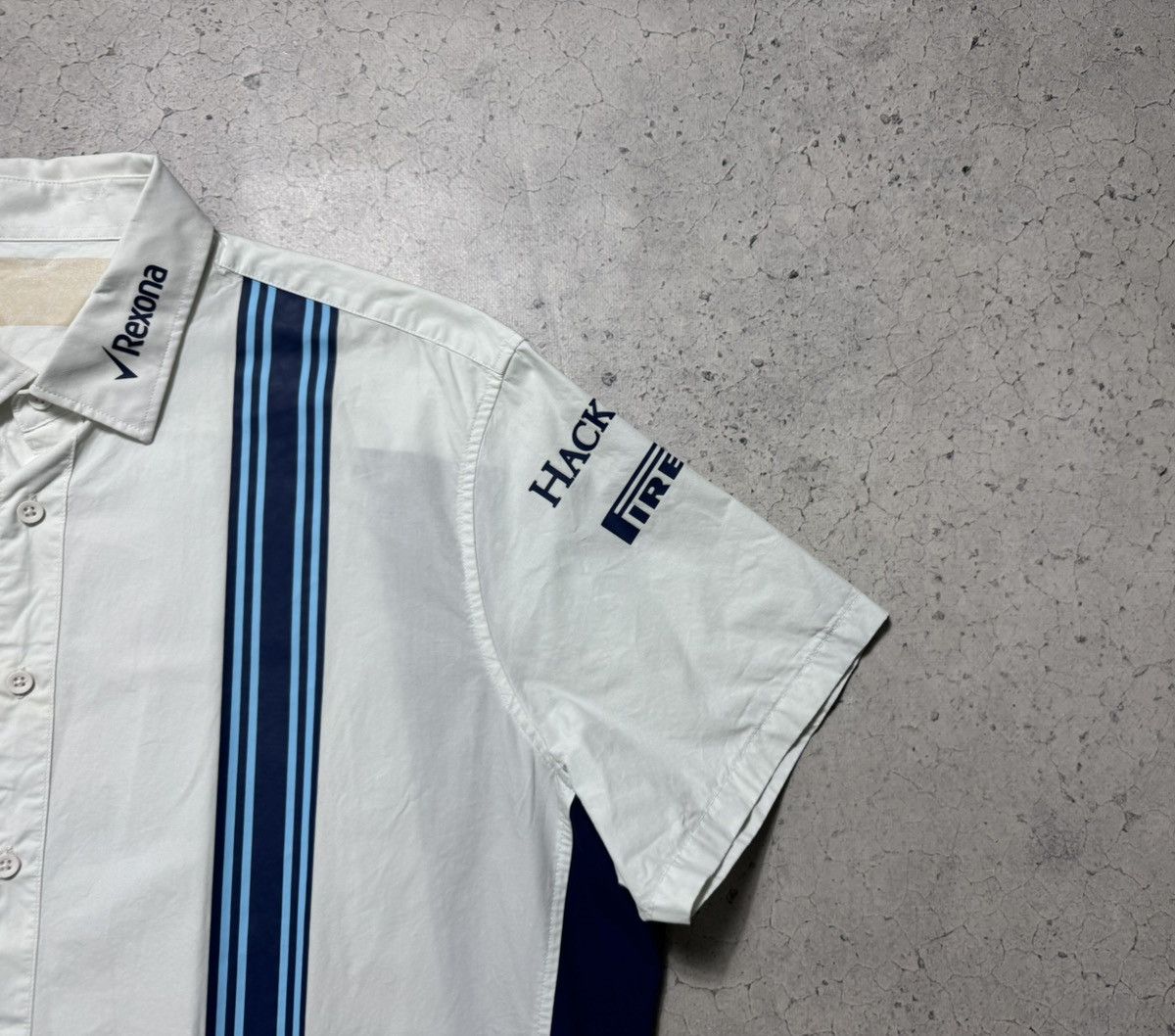 Hackett Hackett London Mercedes-Benz Williams Racing Button Shirt Size US XXL / EU 58 / 5 - 2 Thumbnail