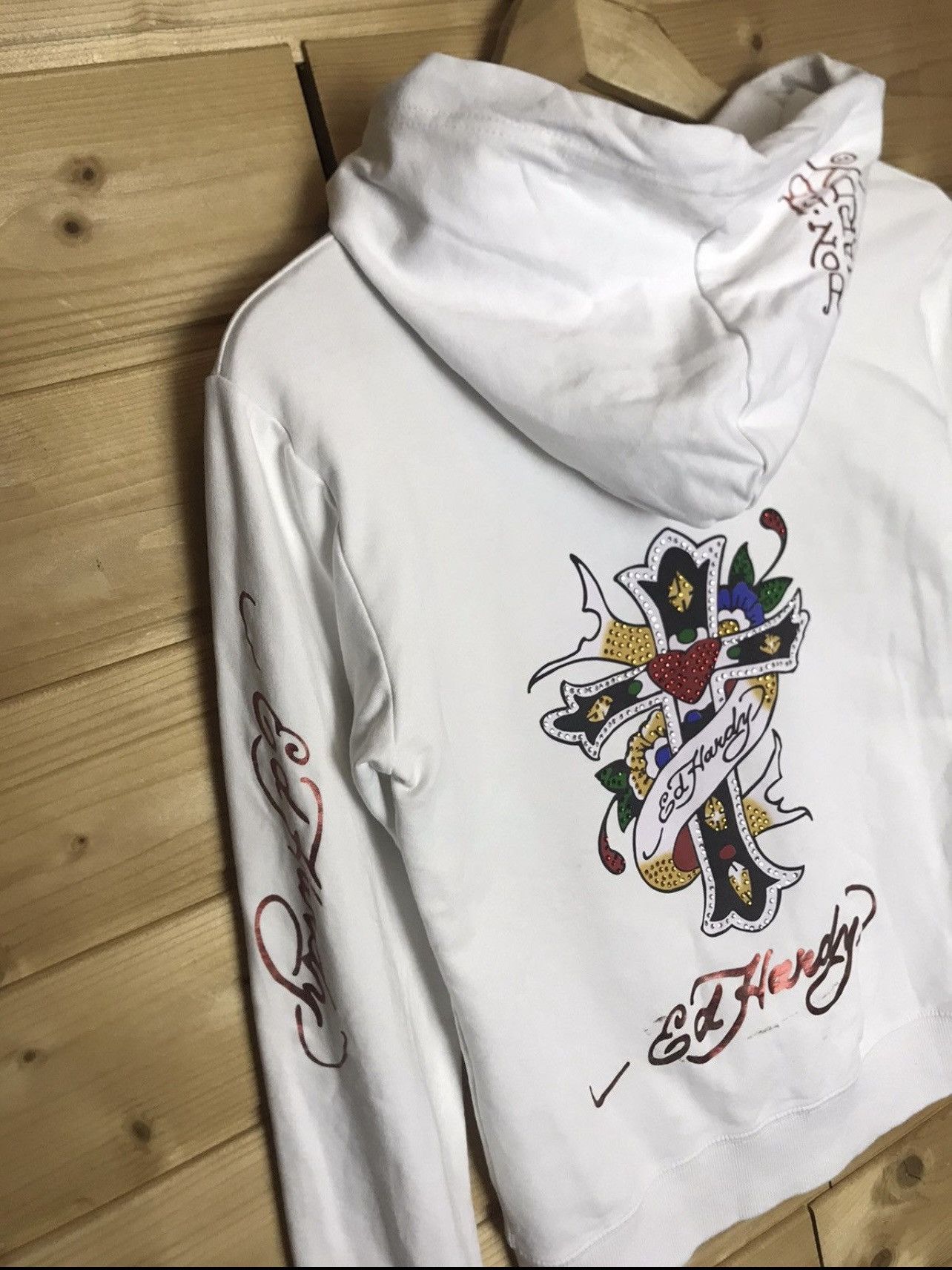 Ed Hardy Vintage Ed Hardy zip hoodie Size S / US 4 / IT 40 - 13 Thumbnail