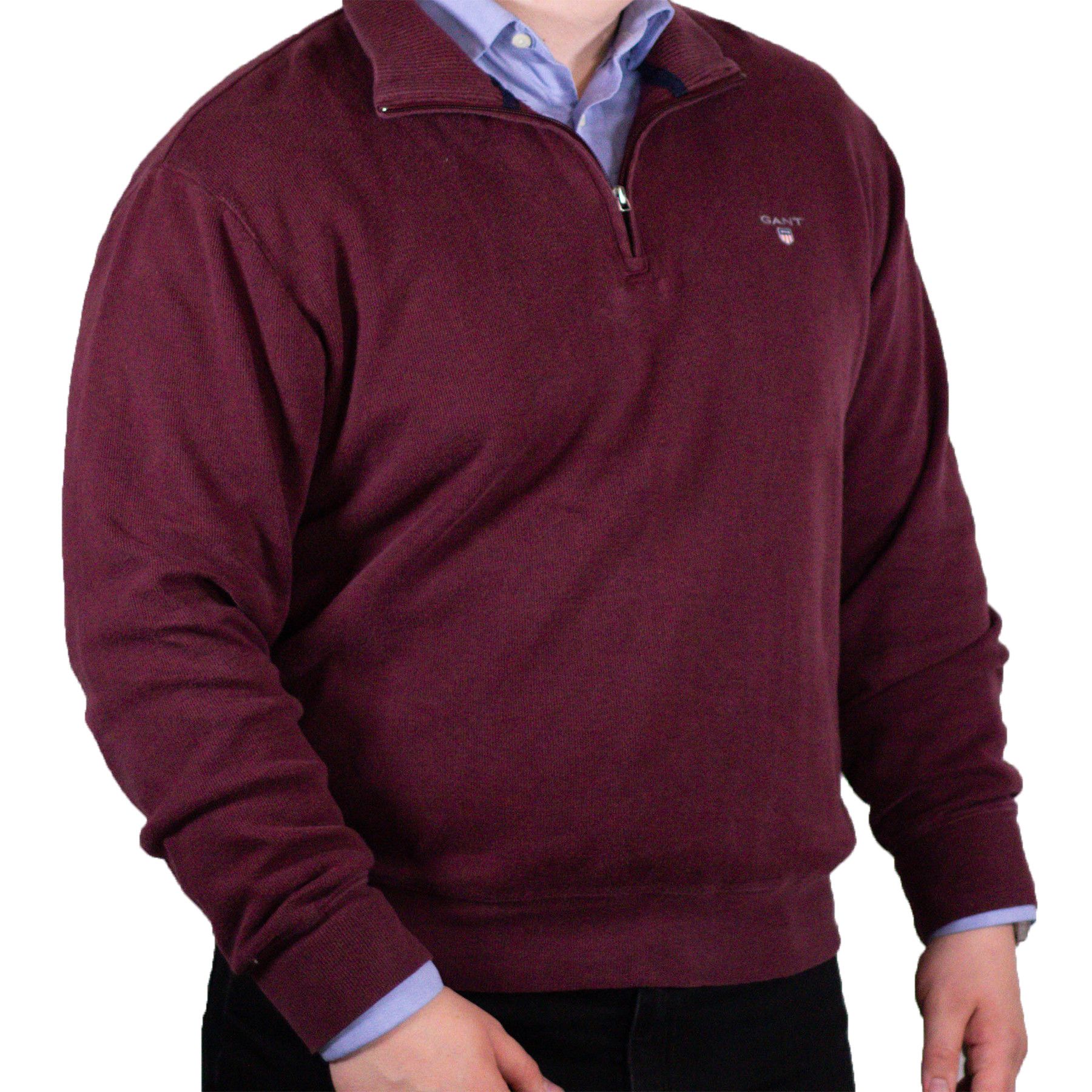 Gant Old money 1/4 zip sweater GANT, XL size Size US XL / EU 56 / 4 - 4 Thumbnail