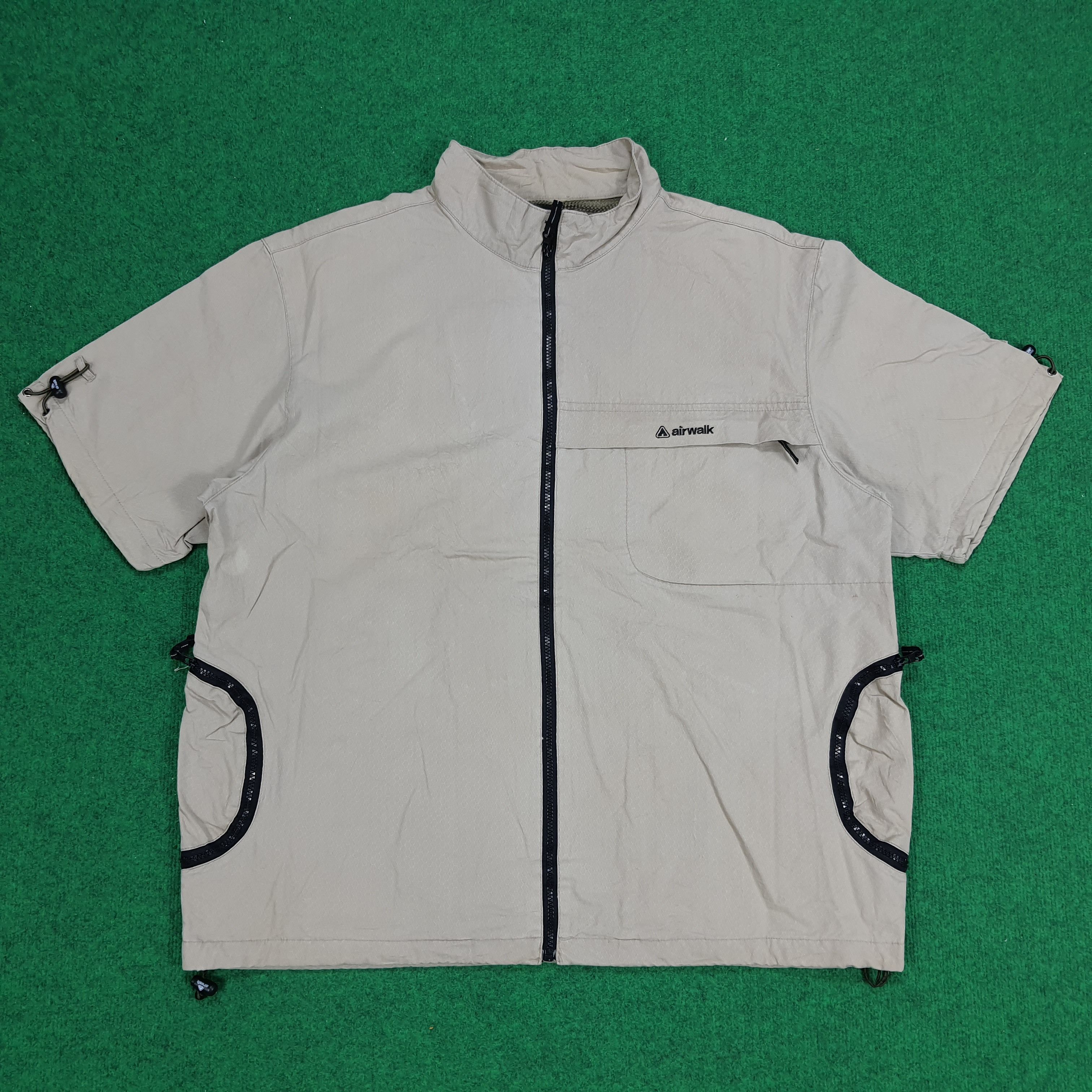 Airwalk × Vintage Vintage Airwalk Skate Wear Custom Logo Zipper Shirt Jacket Size US XL / EU 56 / 4 - 3 Thumbnail