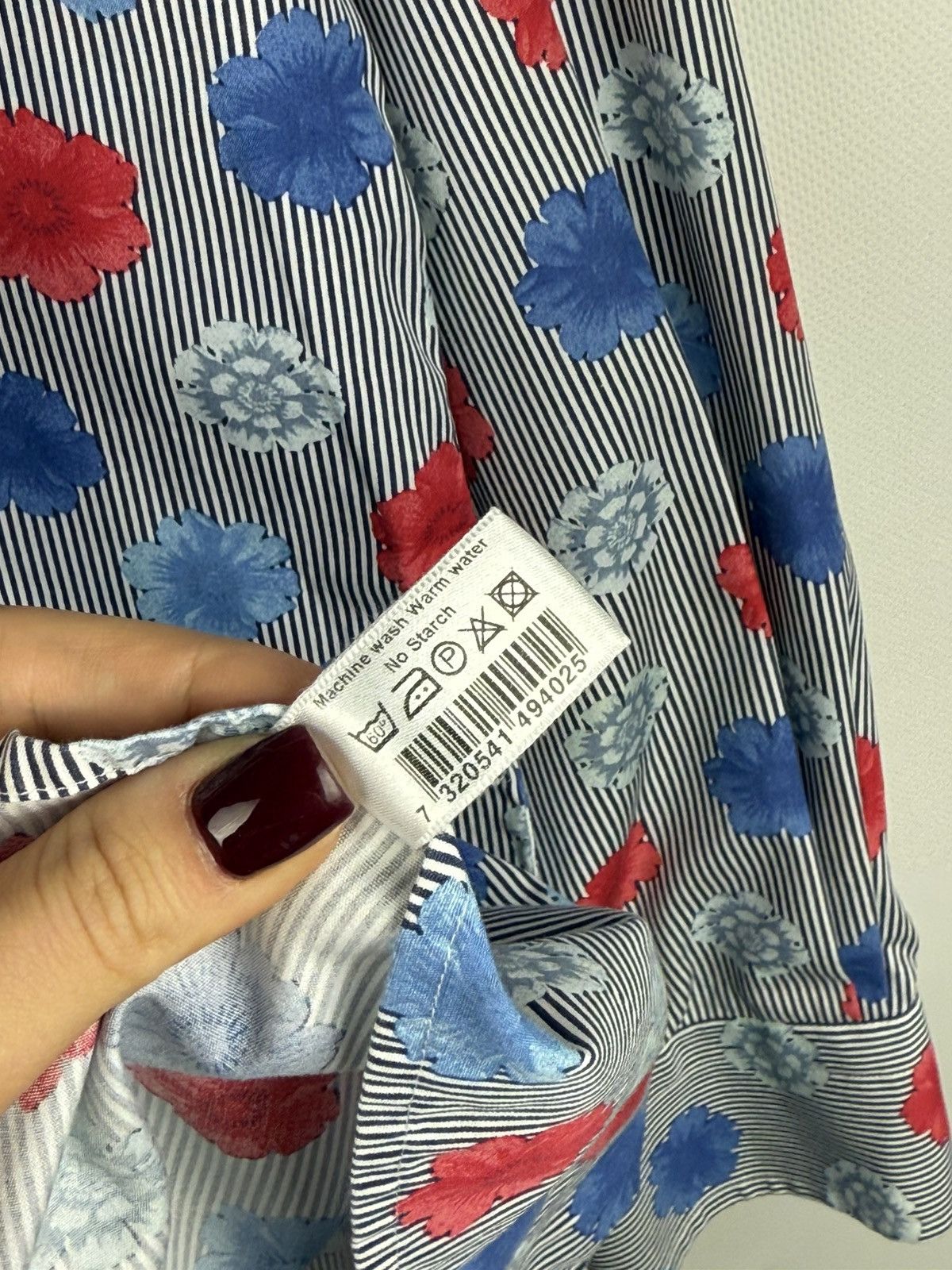 Eton Eton Contemporary Long Sleeve Floral Pattern Button Up Shirt Size US L / EU 52-54 / 3 - 13 Thumbnail