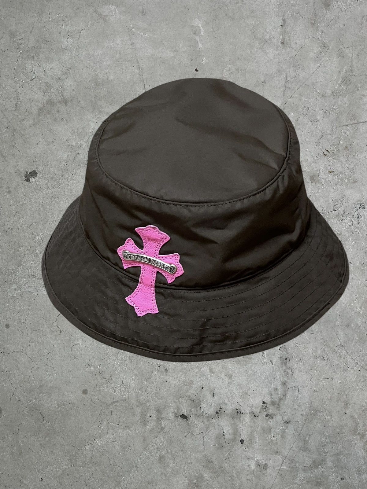 Chapeau Bucket Hat Chrome Hearts Croix Rose - Taille M - Rare - Neuf Sans étiquette