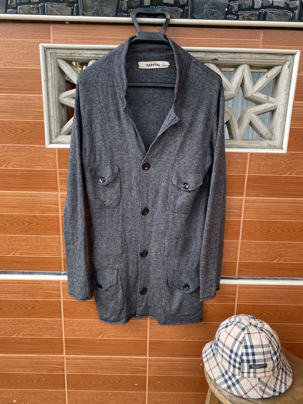 Kapital Kountry Unisex wear Kapital Salt And Pepper Cardigan Size US S / EU 44-46 / 1 - 9 Thumbnail