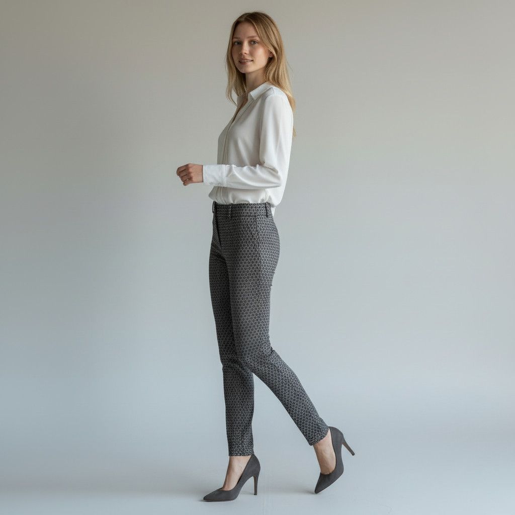 Gucci Authentic Geometric 3D Jacquard Wool-Blend Trousers Size 26" / US 2 / IT 38 - 1 Thumbnail