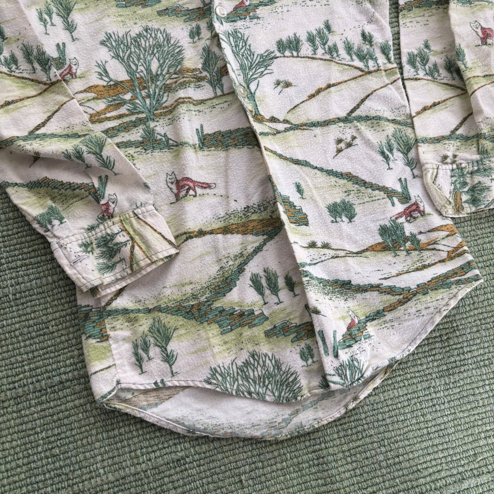 Vintage True Vintage 70s Klondike Pattern Youth Size Flannel Shirt Size S / US 4 / IT 40 - 6 Thumbnail