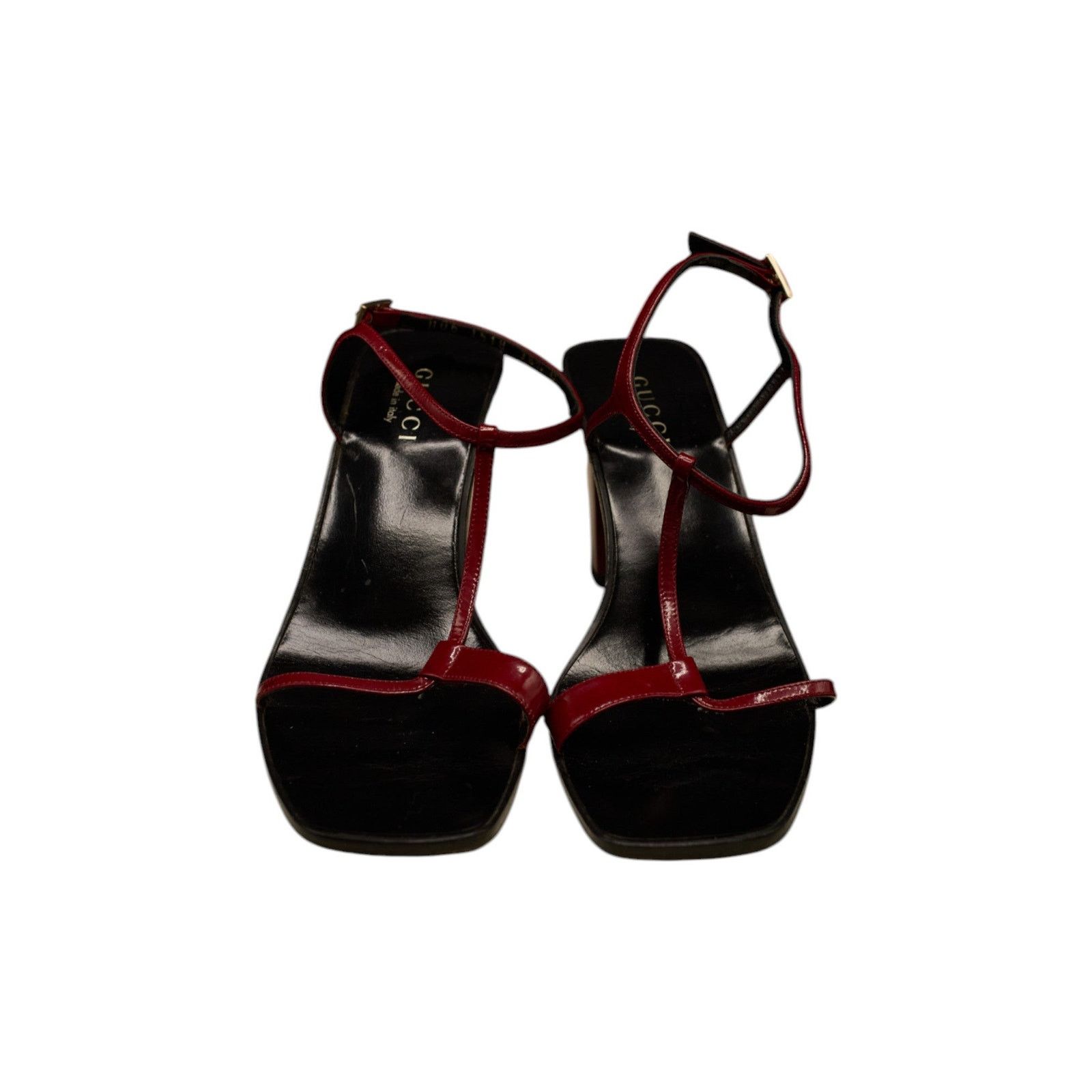 Gucci by Tom Ford 90s Red Sandals Size US 8.5 / IT 38.5 - 2 Thumbnail