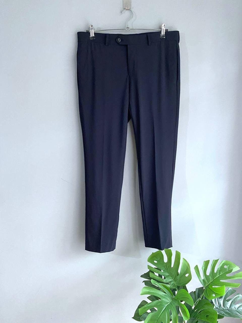 Emporio Armani Emporio Armani Navy Virgin Wool Slim Fit Men's Suit Size 48 Size 48S - 16 Thumbnail