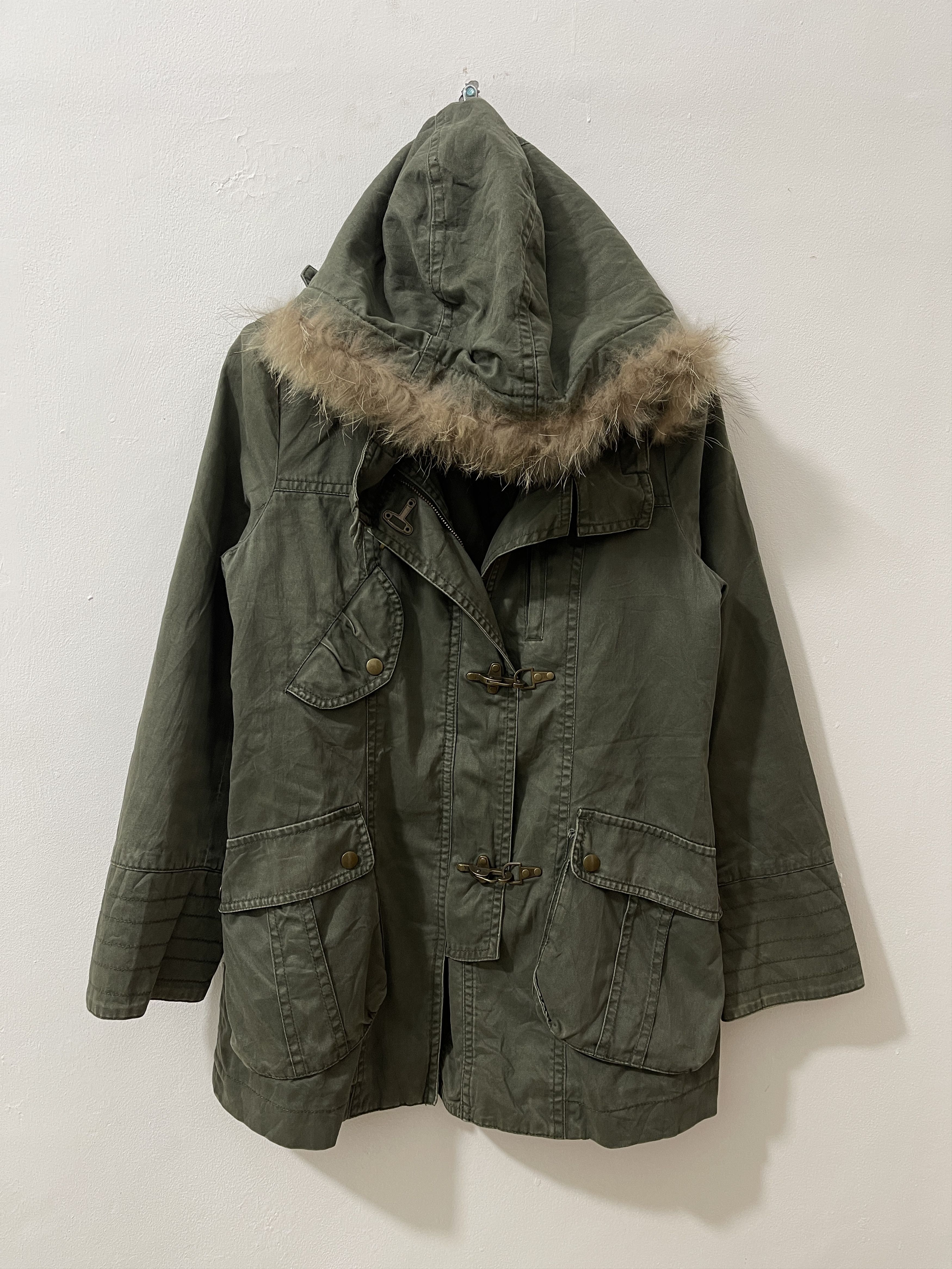 Japanese Brand As Known As Japan Fur Fireman Clasp Vkei Style Jacket Size US L / EU 52-54 / 3 - 1 Thumbnail