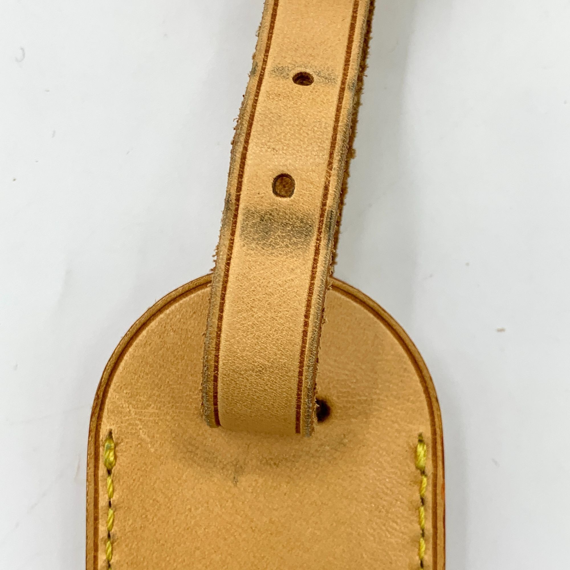 Louis Vuitton Louis Vuitton Leather Luggage Tag With Adjustable Strap Size ONE SIZE - 7 Thumbnail